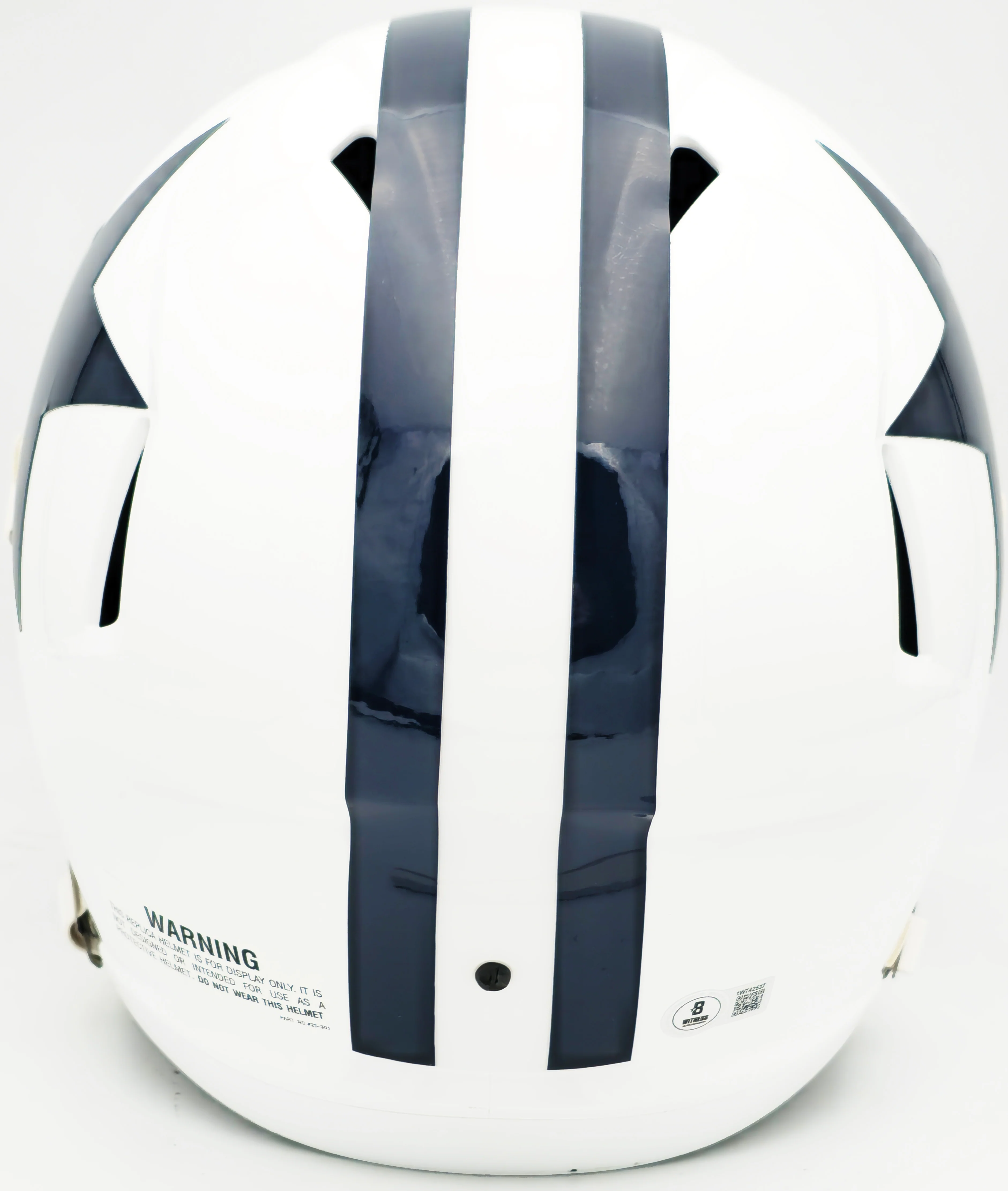 Dez Bryant Autographed Dallas Cowboys White Throwback Full Size Speed Replica Helmet Beckett BAS Witness Stock #230226 - Image 4