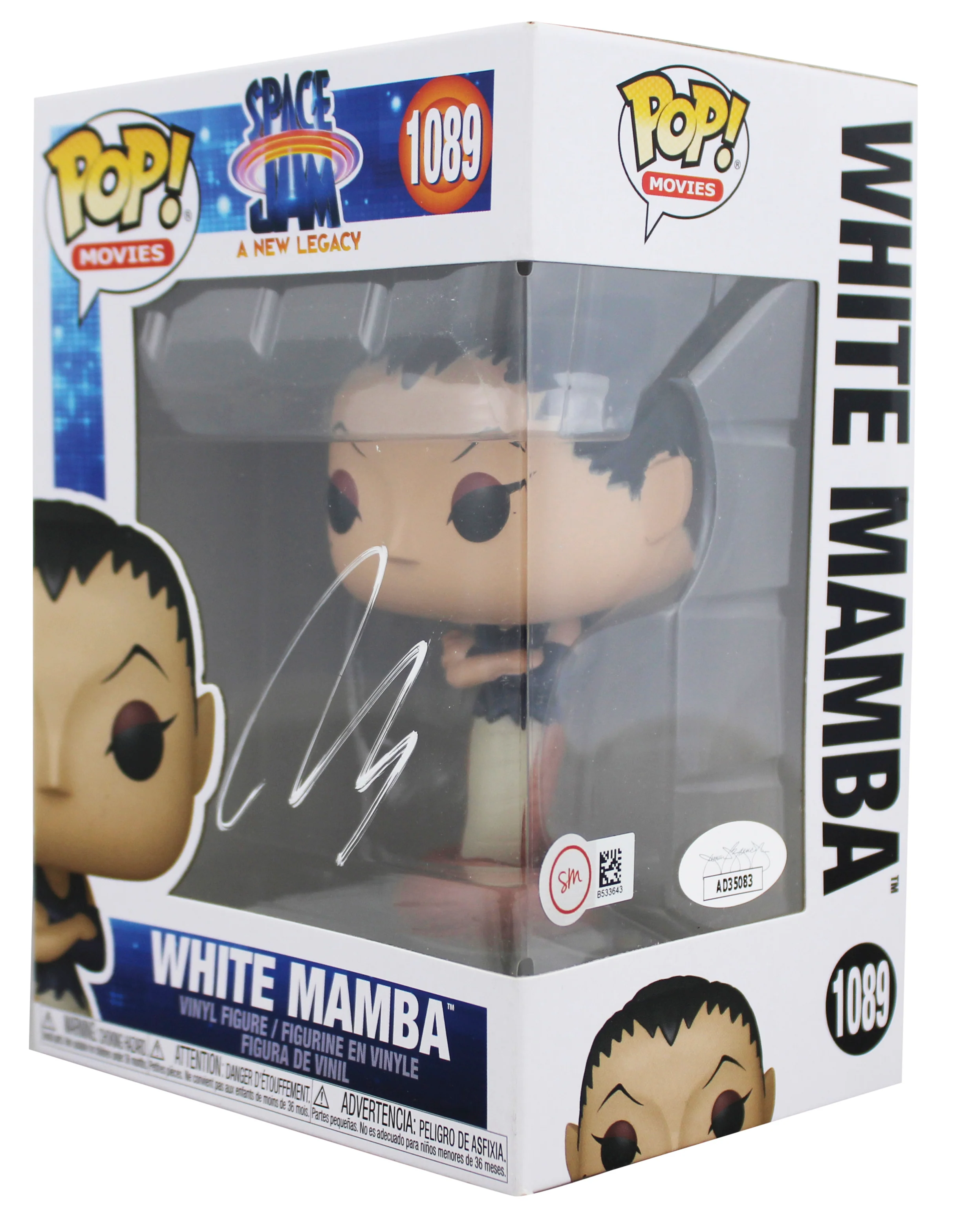 Diana Taurasi Space Jam Signed White Mamba #1089 Funko Pop Figure JSA #AD35083 - Image 3