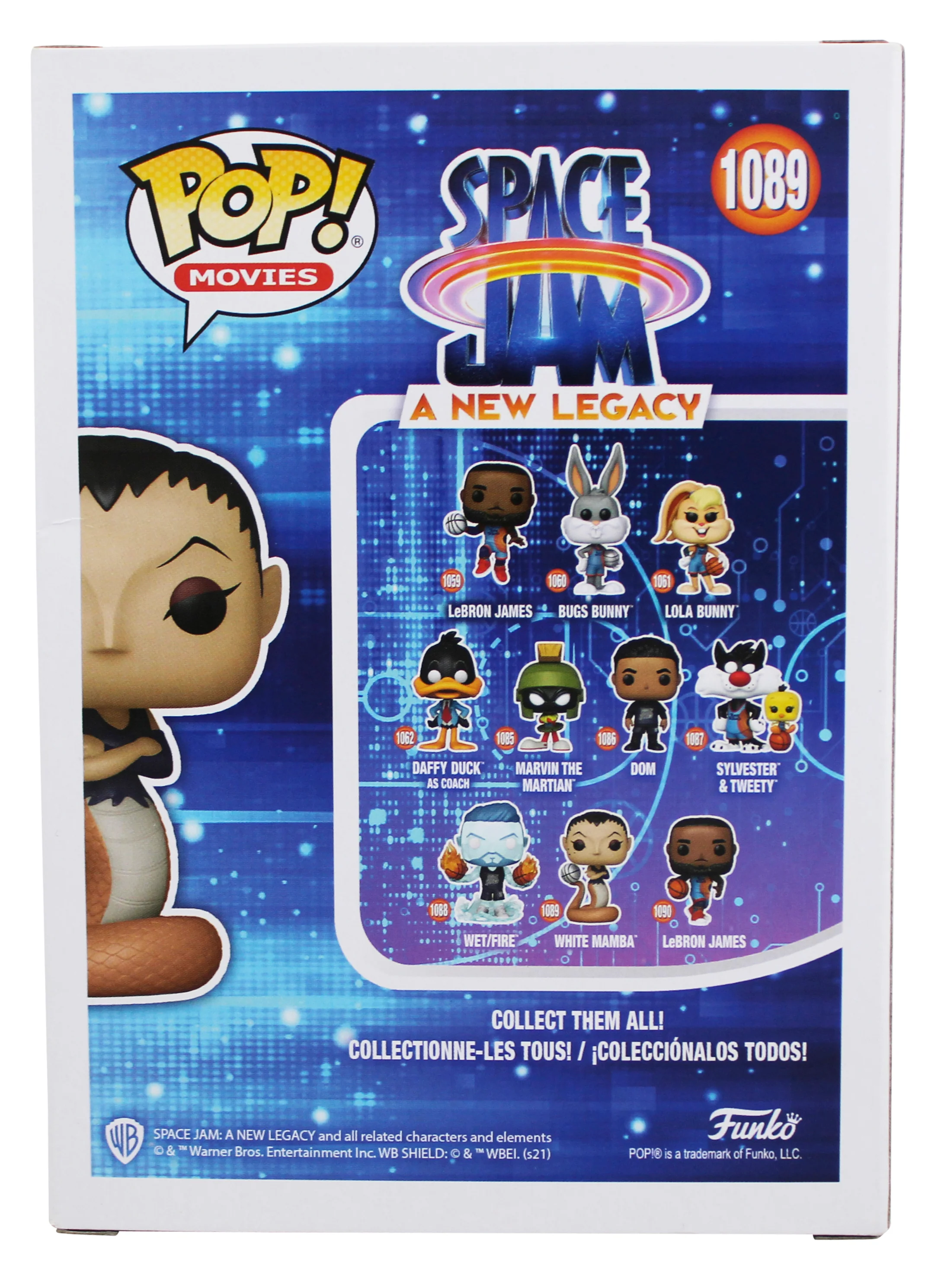 Diana Taurasi Space Jam Signed White Mamba #1089 Funko Pop Figure JSA #AD35083 - Image 5