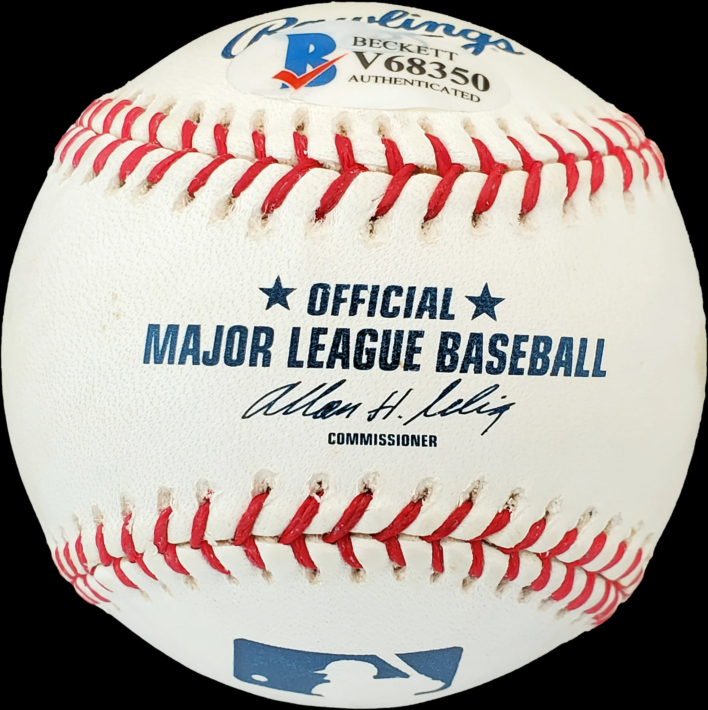 Dick Adams Autographed Official MLB Baseball Philadelphia A's "#6 Phila. A's 1947" Beckett BAS #V68350 - Image 2