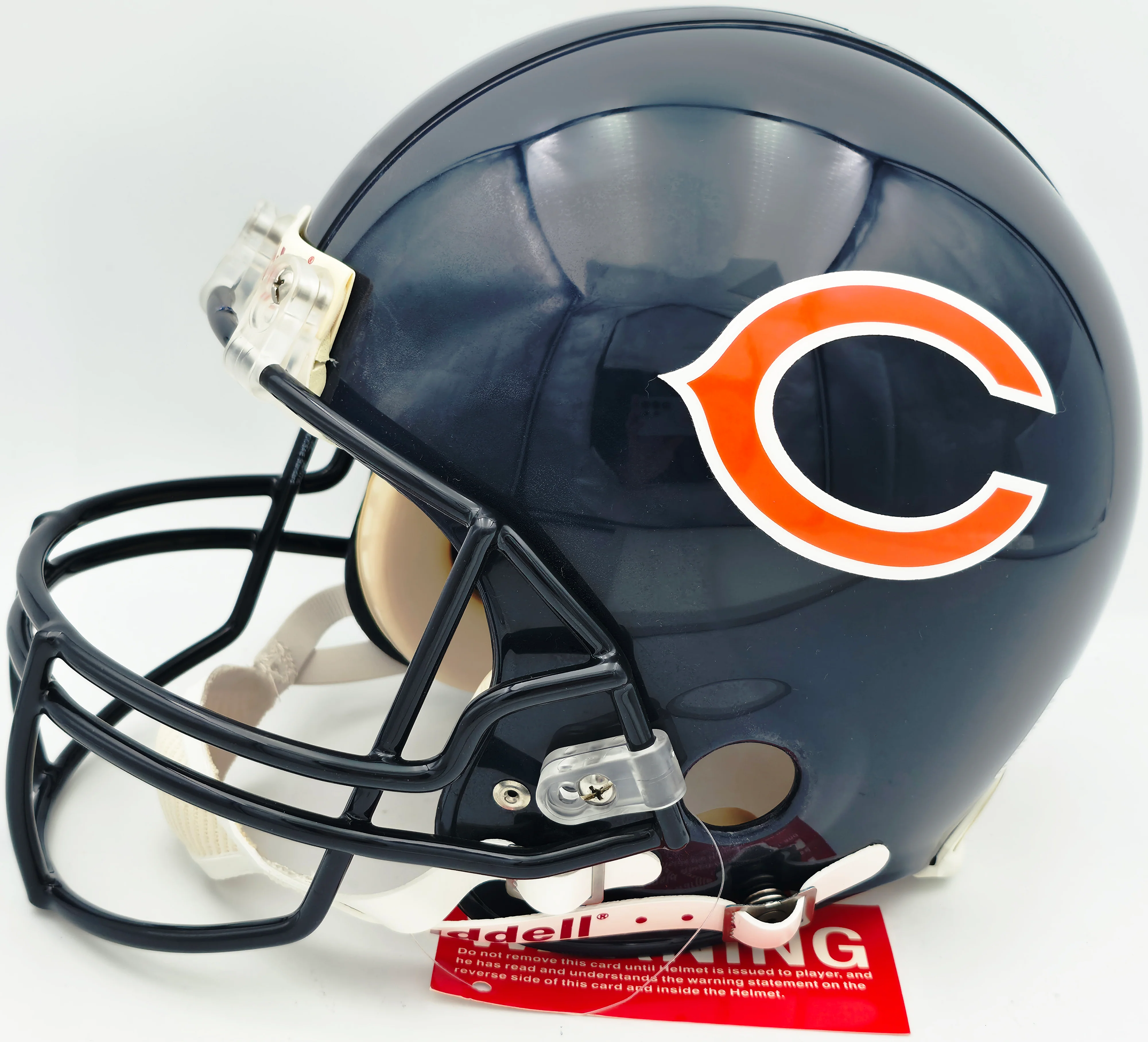 Dick Butkus, Mike Singletary and Brian Urlacher Autographed Chicago Bears Blue Full Size Speed Authentic Helmet Beckett BAS Stock #261936 - Image 5