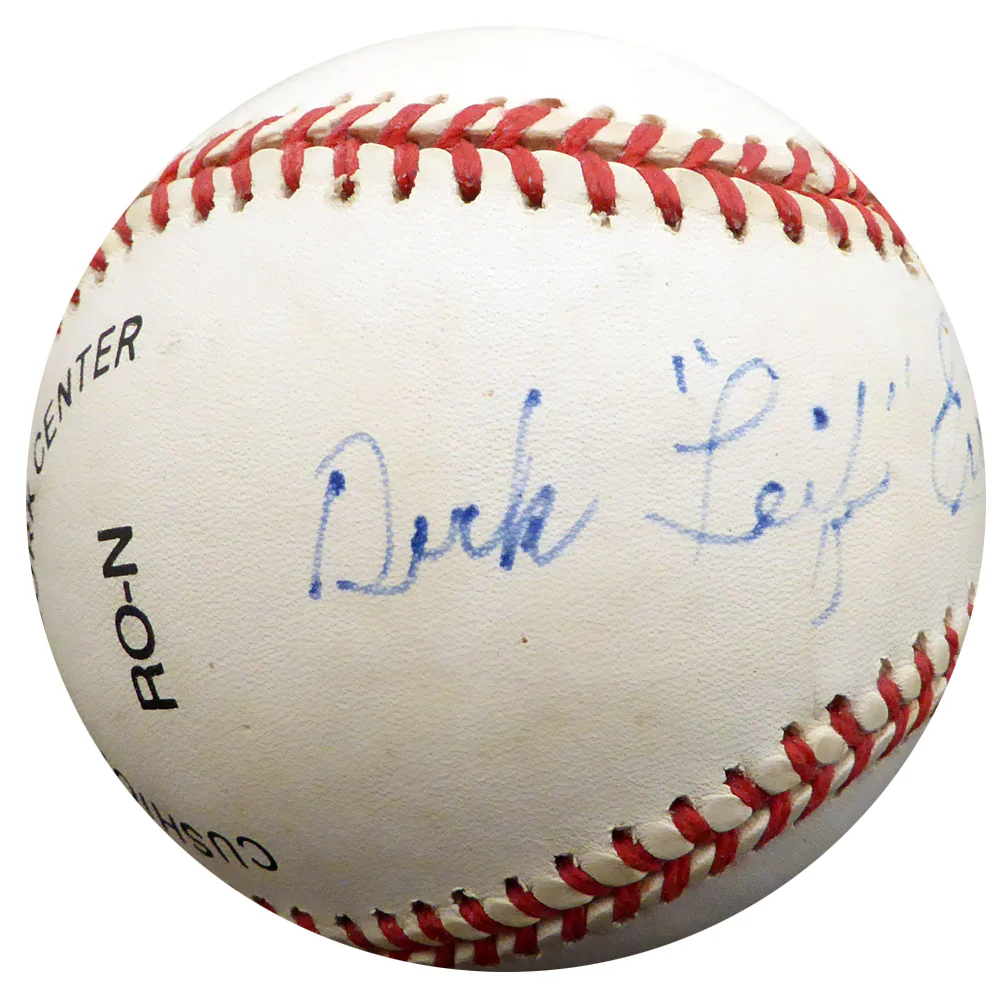 Dick "Leif" Errickson Autographed Official NL Baseball Chicago Cubs, Boston Braves Beckett BAS #F26728 - Image 2