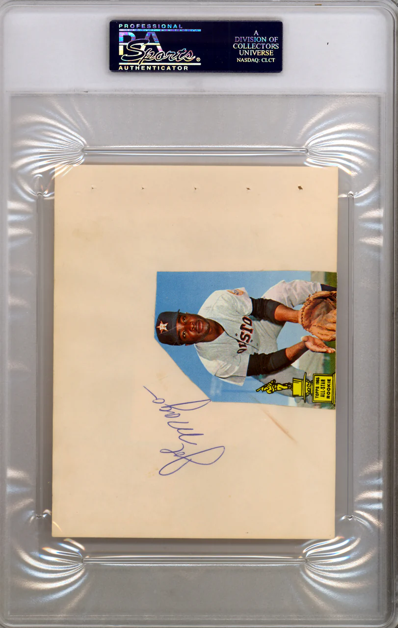 Dick "Turk" Farrell & Joe Morgan Autographed 4.5x6 Album Page PSA/DNA #83964294 - Image 2