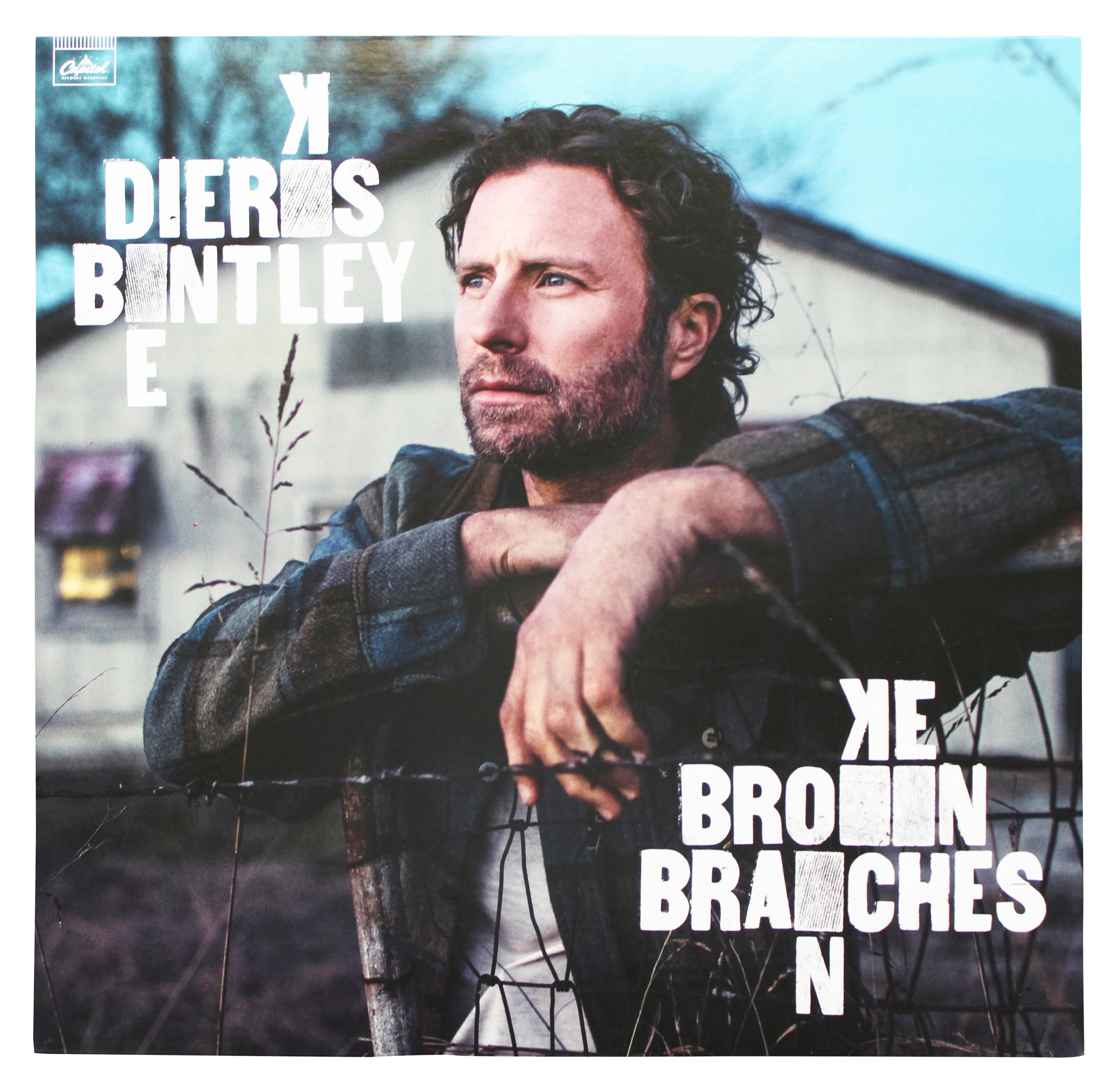 Dierks Bentley Authentic Signed Broken Branches Album Flat w/ Album & Vinyl BAS - Image 6