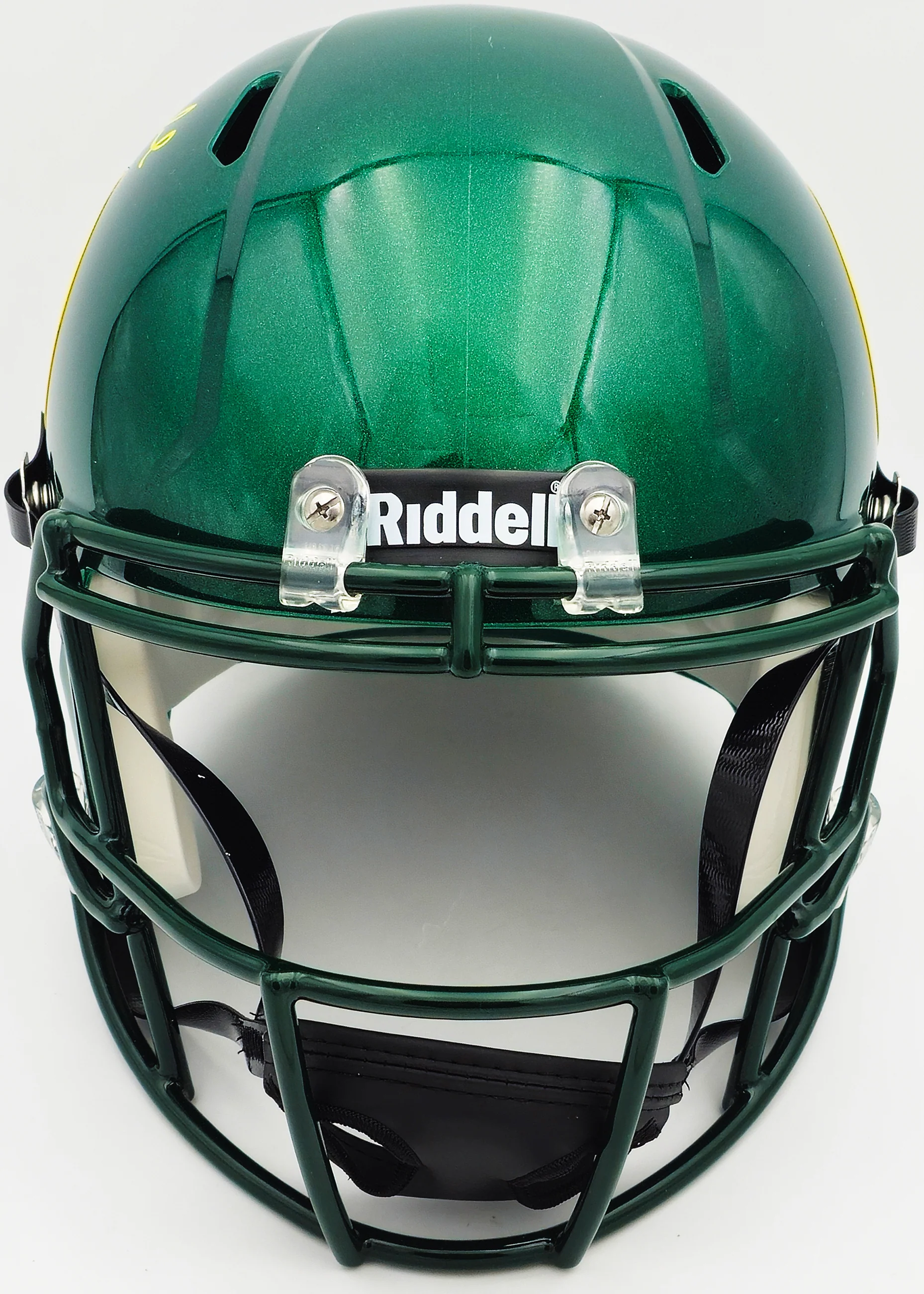 Dillon Gabriel Autographed Oregon Ducks Green Full Size Speed Replica Helmet Beckett BAS Witness Stock #235763 - Image 3