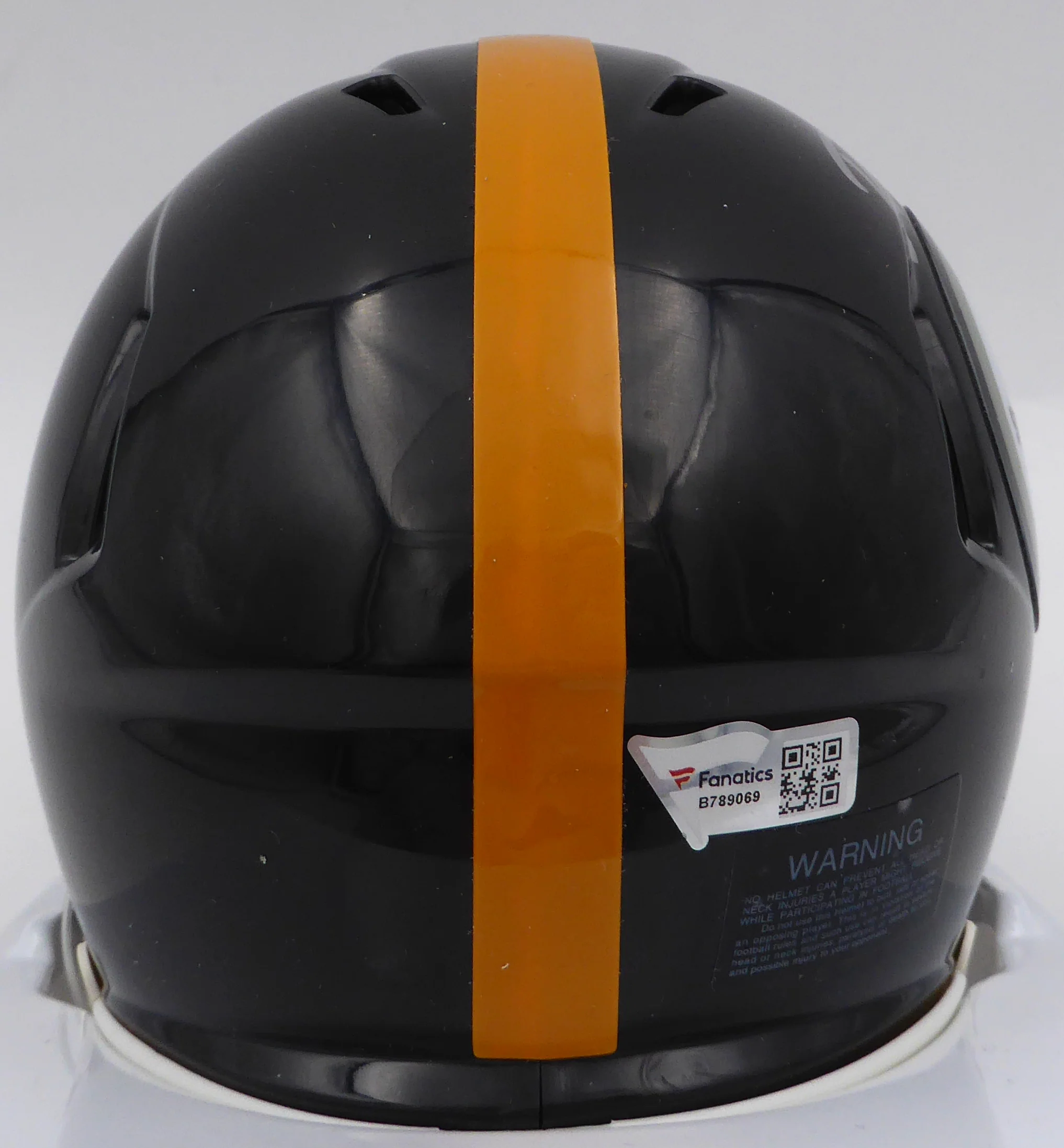 Diontae Johnson Autographed Black Speed Mini Helmet Pittsburgh Steelers Fanatics Holo #B789069 - Image 5