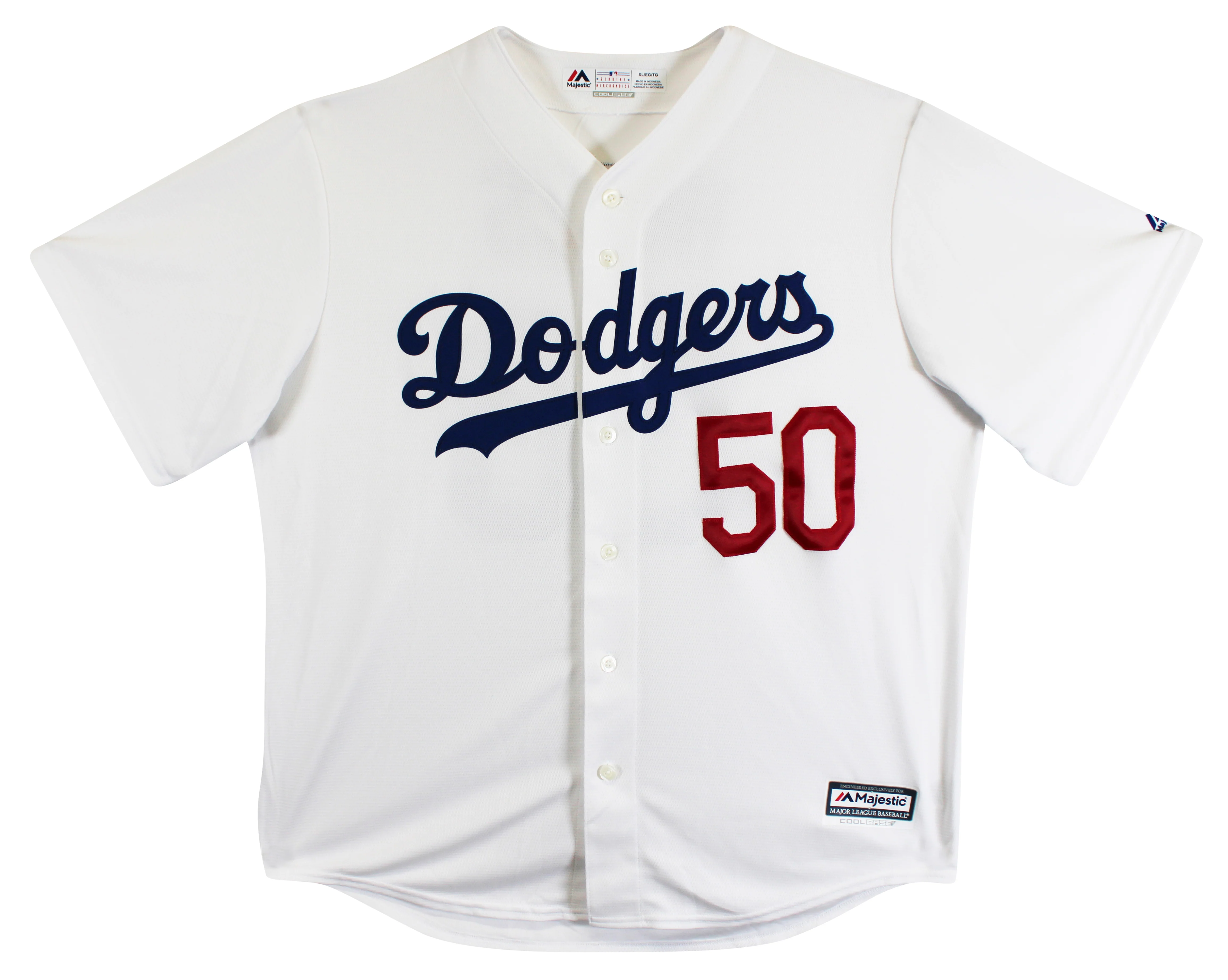 Dodgers Mookie Betts Authentic Signed White Majestic Cool Base Jersey BAS - Image 5