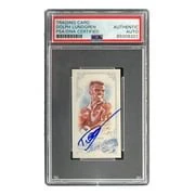 Dolph Lundgren Signed Ivan Drago 2015 Topps A&G #229 Tobacco Card PSA/DNA - Image 3