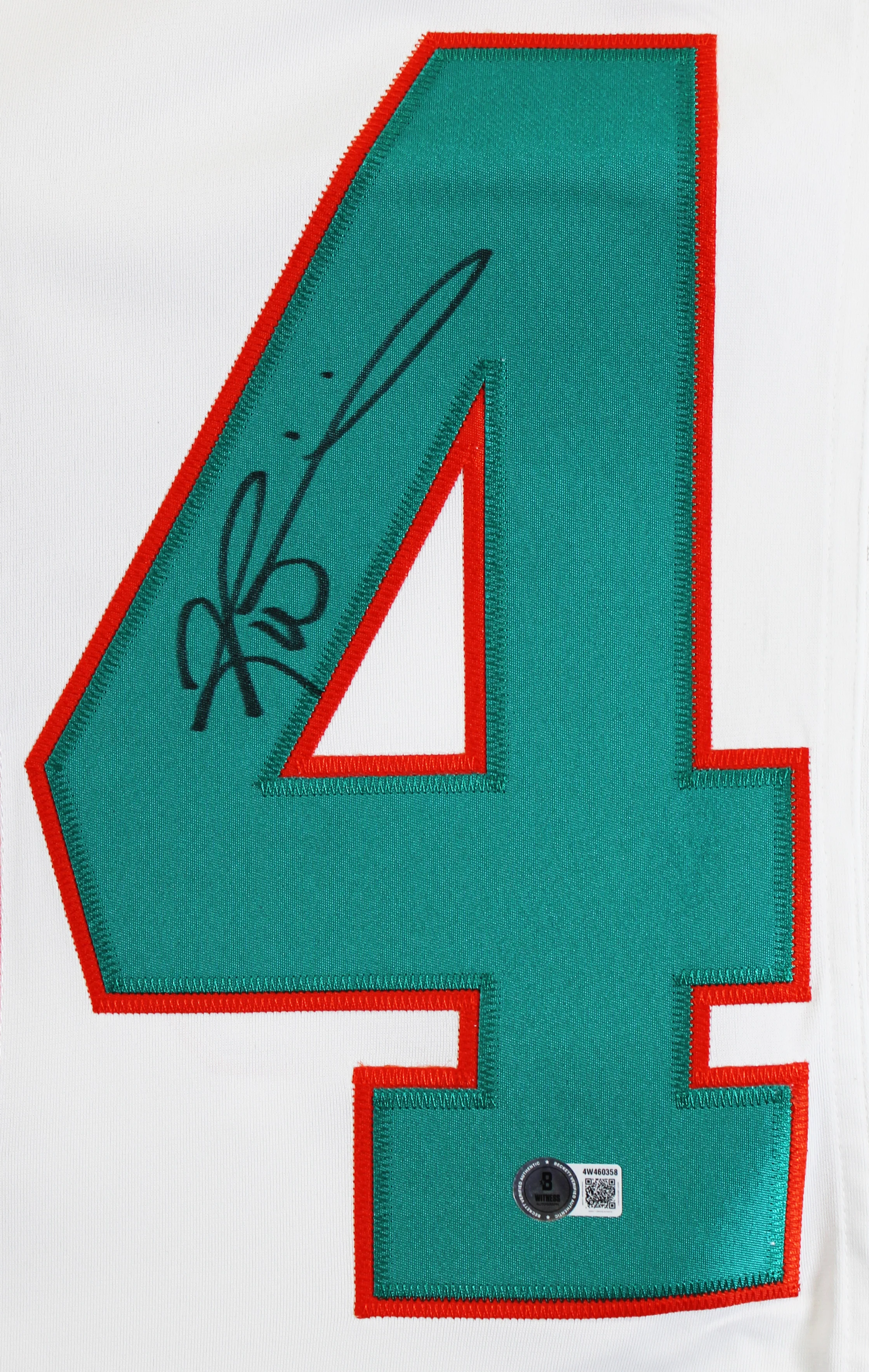 Dolphins Ricky Williams Authentic Signed White Nike Limited Jersey BAS Witness 2 - Image 4