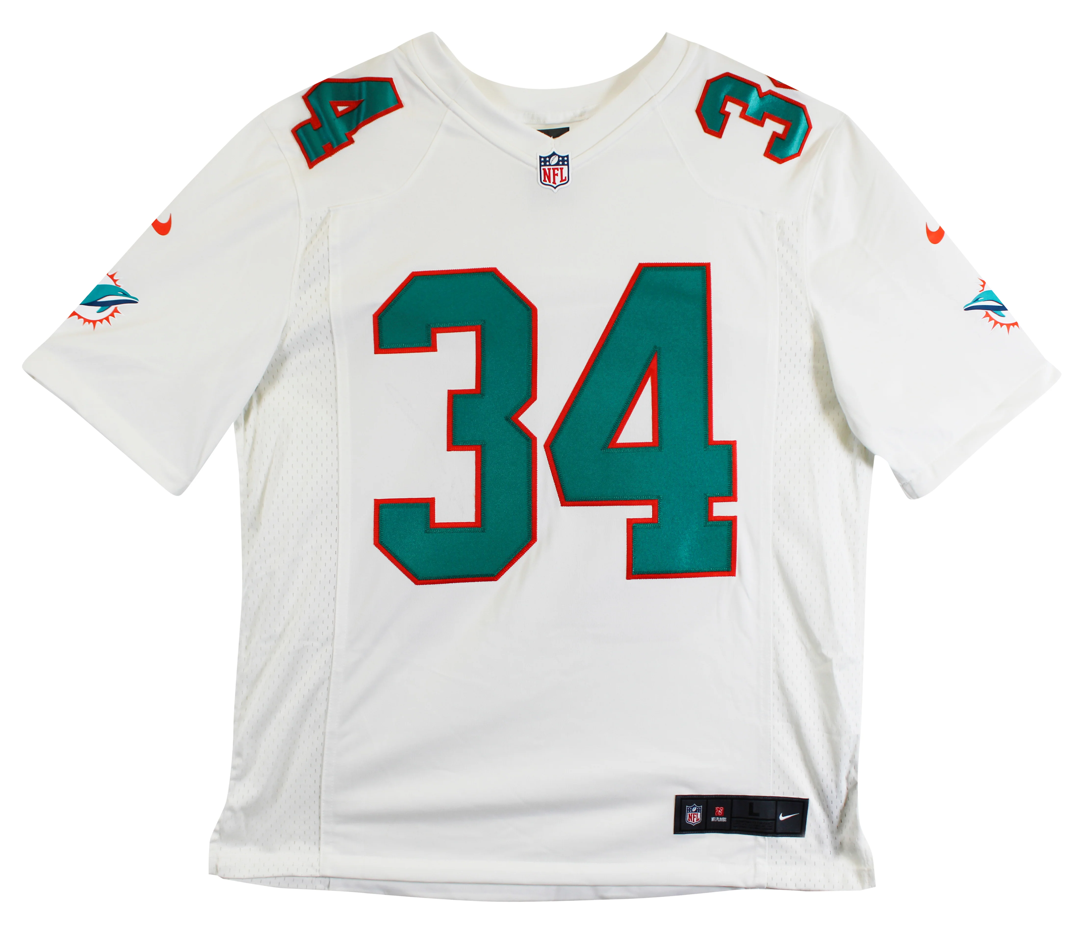Dolphins Ricky Williams Authentic Signed White Nike Limited Jersey BAS Witness 2 - Image 5
