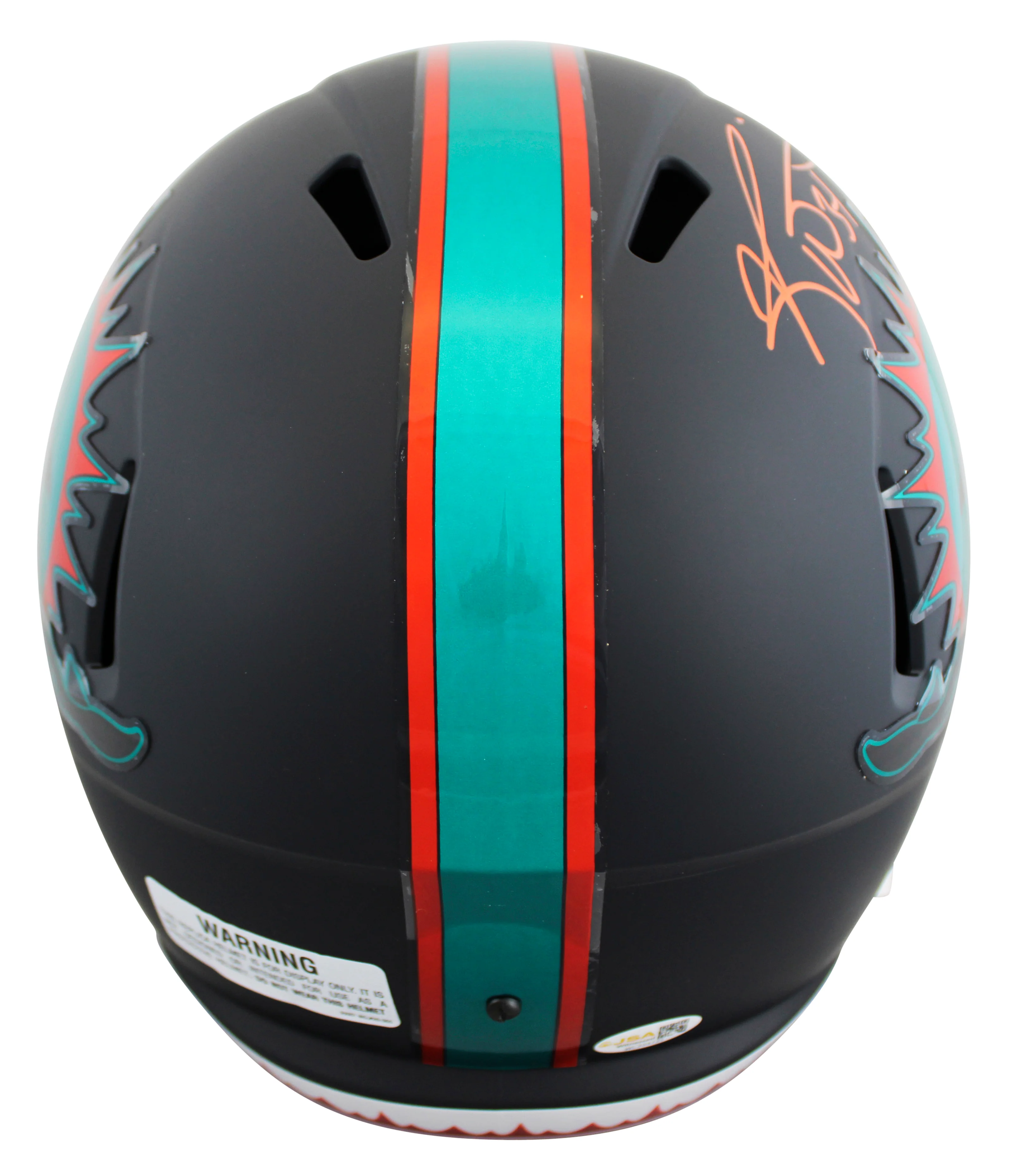 Dolphins Ricky Williams "SWE" Signed Rivalries F/S Speed Rep Helmet W/ Case JSA - Image 4