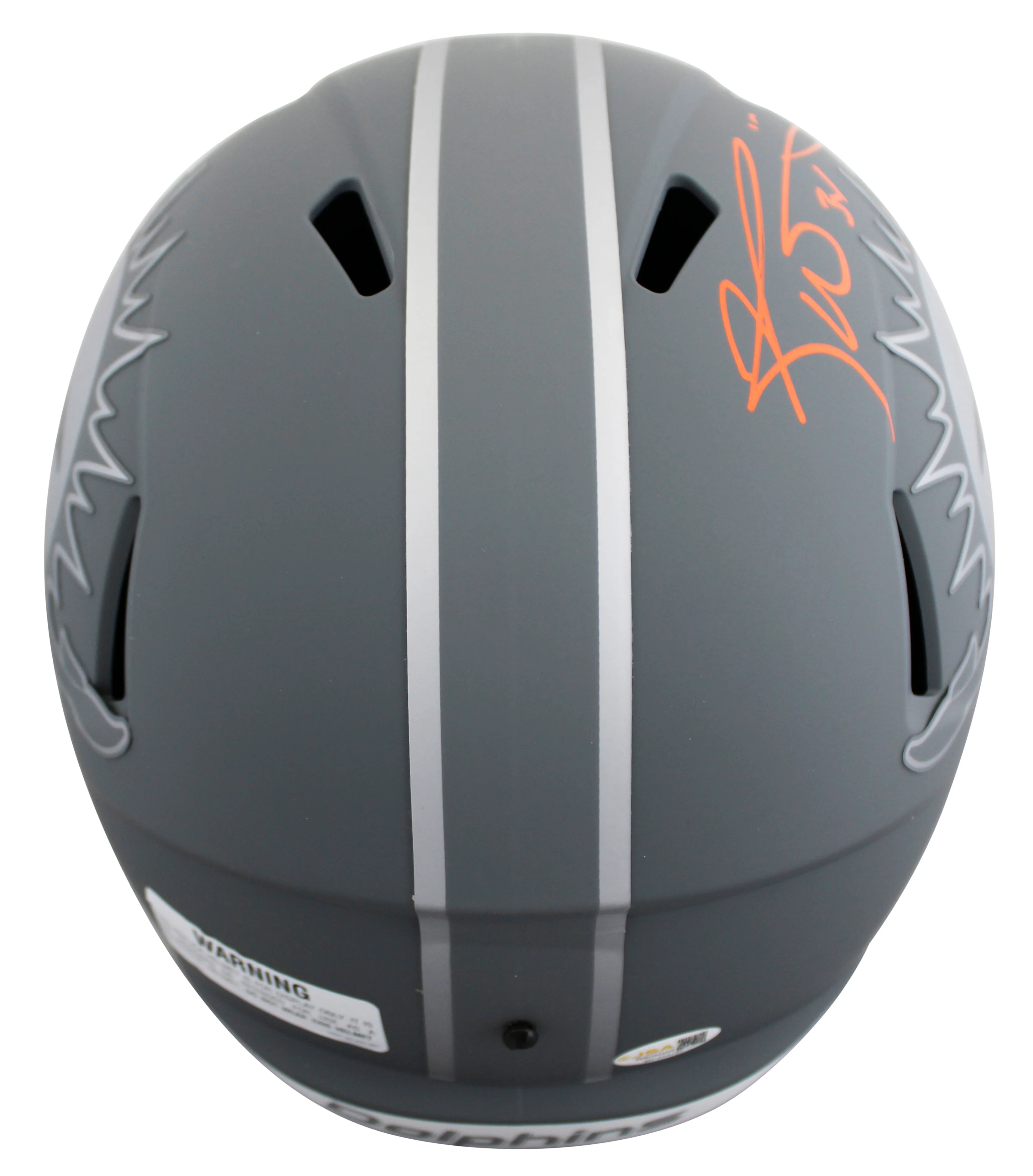 Dolphins Ricky Williams "SWE" Signed Slate F/S Speed Rep Helmet W/ Case JSA Wit - Image 4