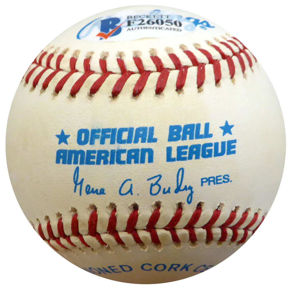 Don Bollweg Autographed Official AL Baseball New York Yankees, St. Louis Cardinals Beckett BAS #F26050 - Image 2