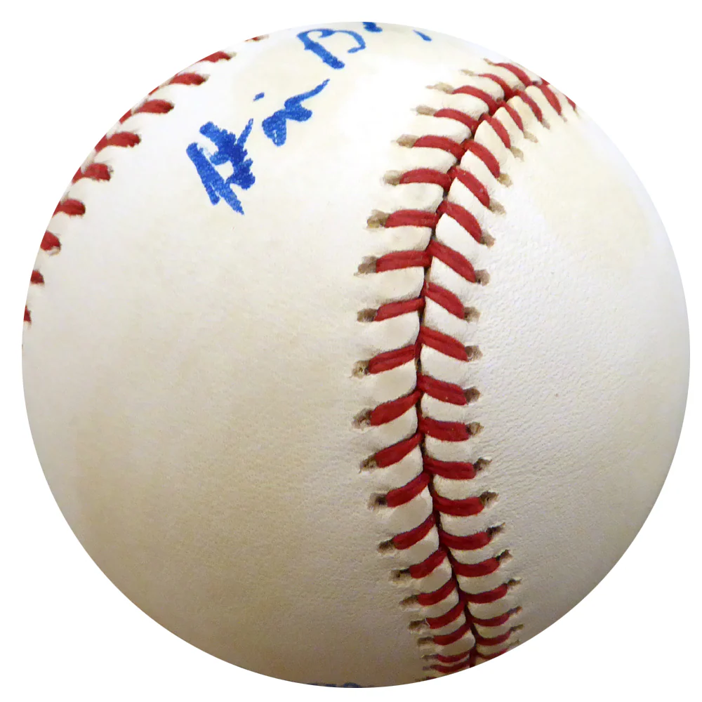 Don Bollweg Autographed Official AL Baseball New York Yankees, St. Louis Cardinals Beckett BAS #F26053 - Image 3