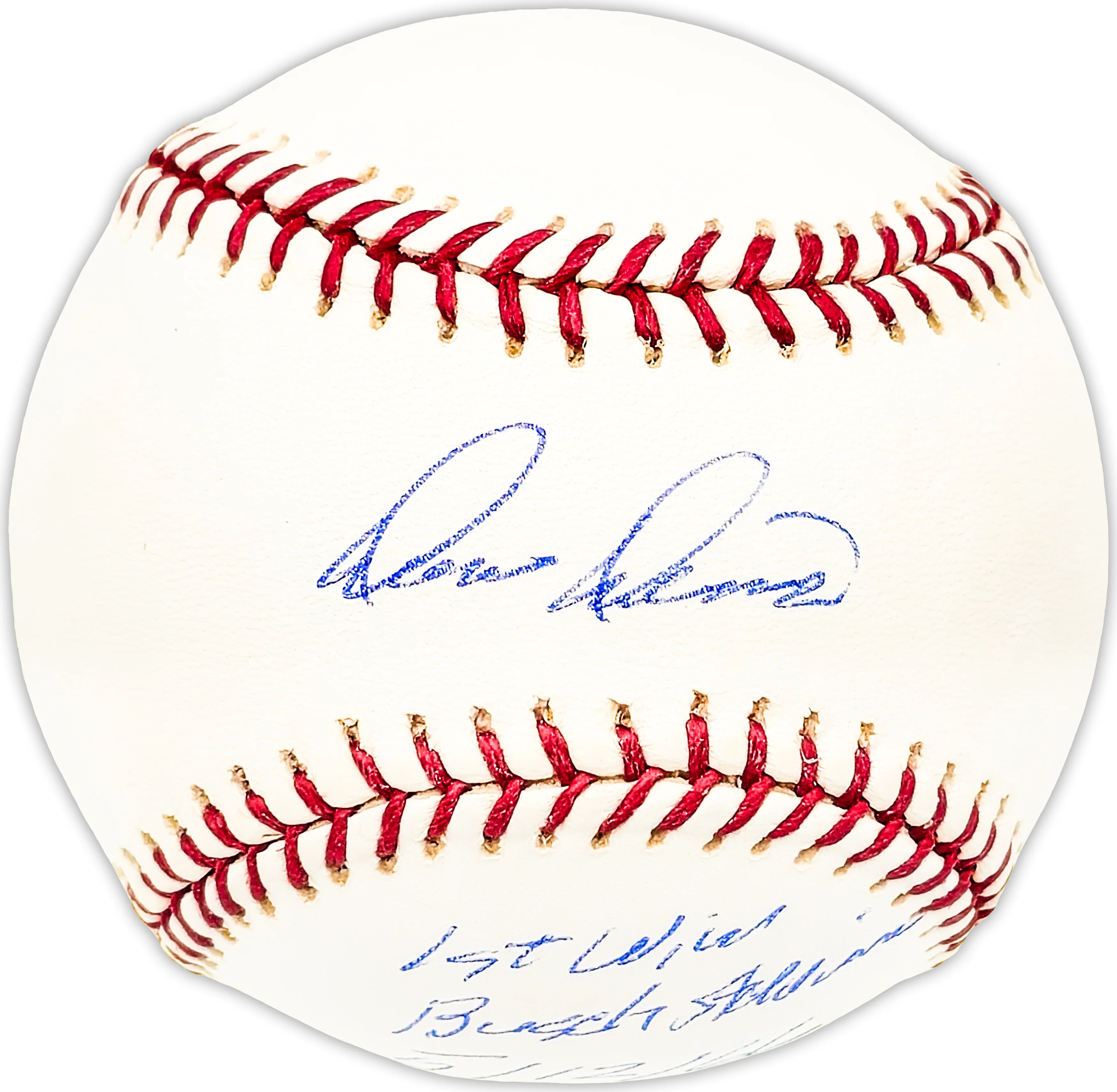 Don Dennis Autographed Official MLB Baseball St. Louis Cardinals "1st Win Busch Stadium 5/12/66" Beckett BAS QR #BM25259 - Image 2