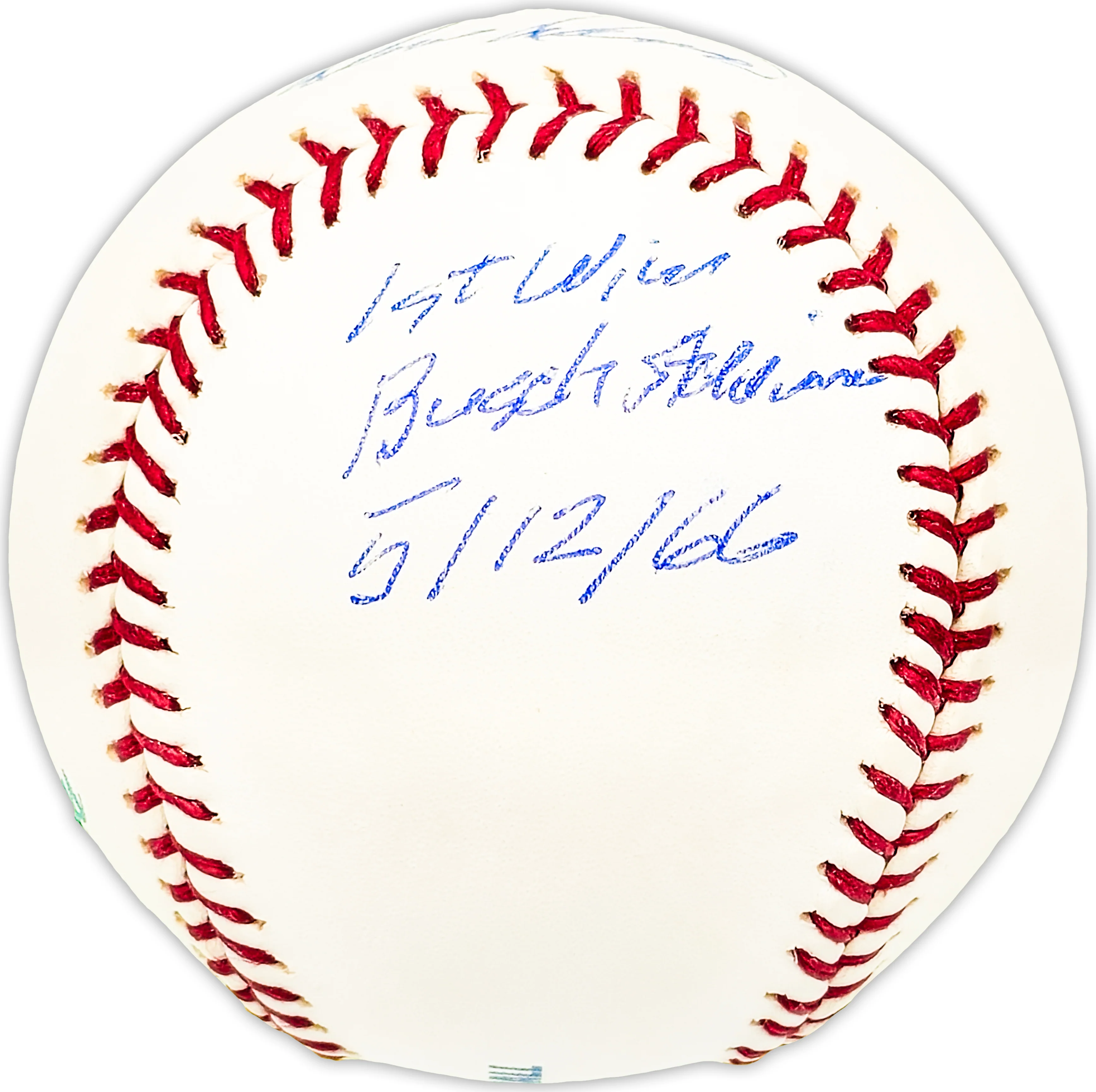 Don Dennis Autographed Official MLB Baseball St. Louis Cardinals "1st Win Busch Stadium 5/12/66" Beckett BAS QR #BM25259 - Image 3