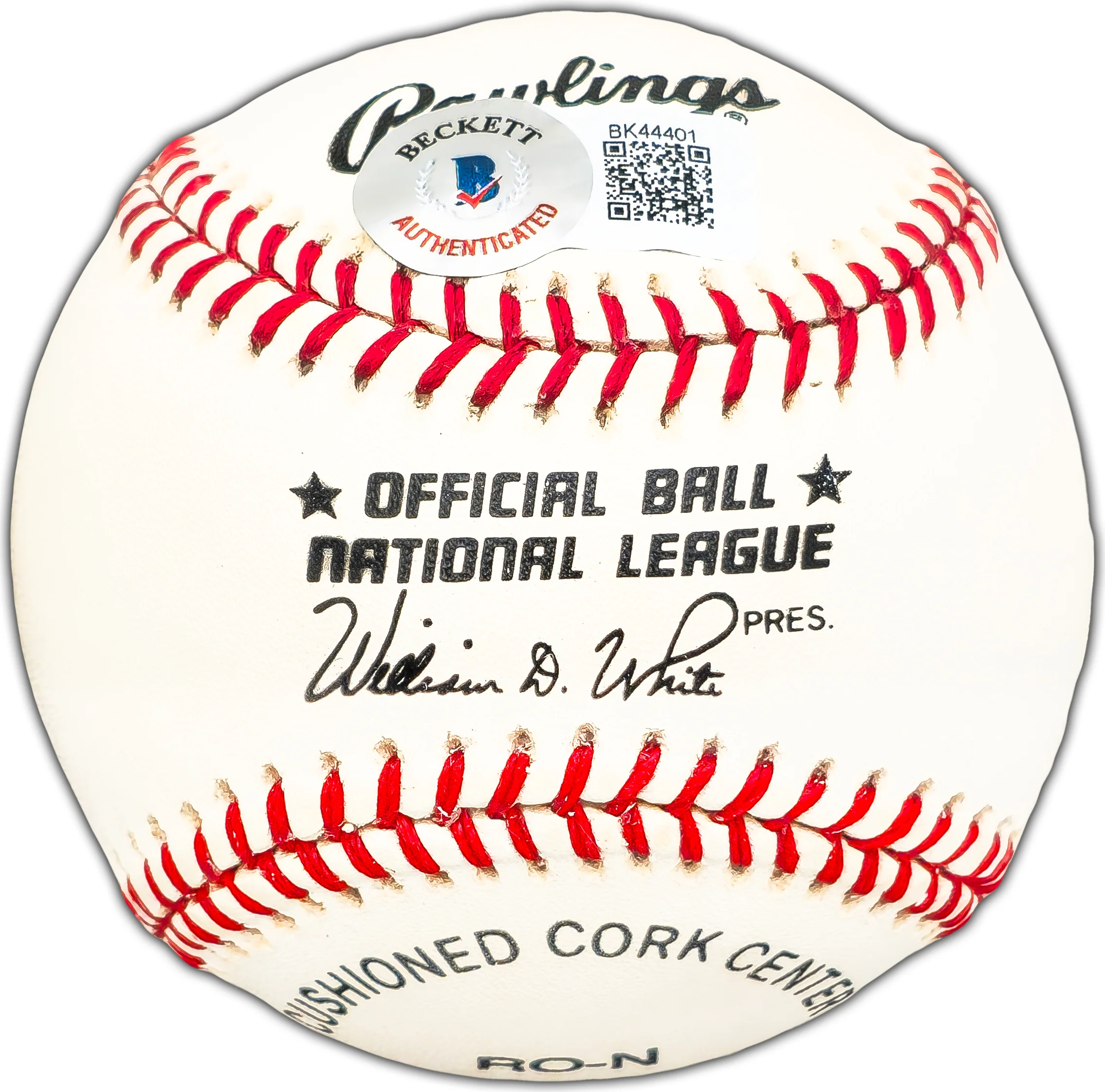 Don Drysdale Autographed Official NL Baseball Los Angeles Dodgers Beckett BAS #BK44401 - Image 2