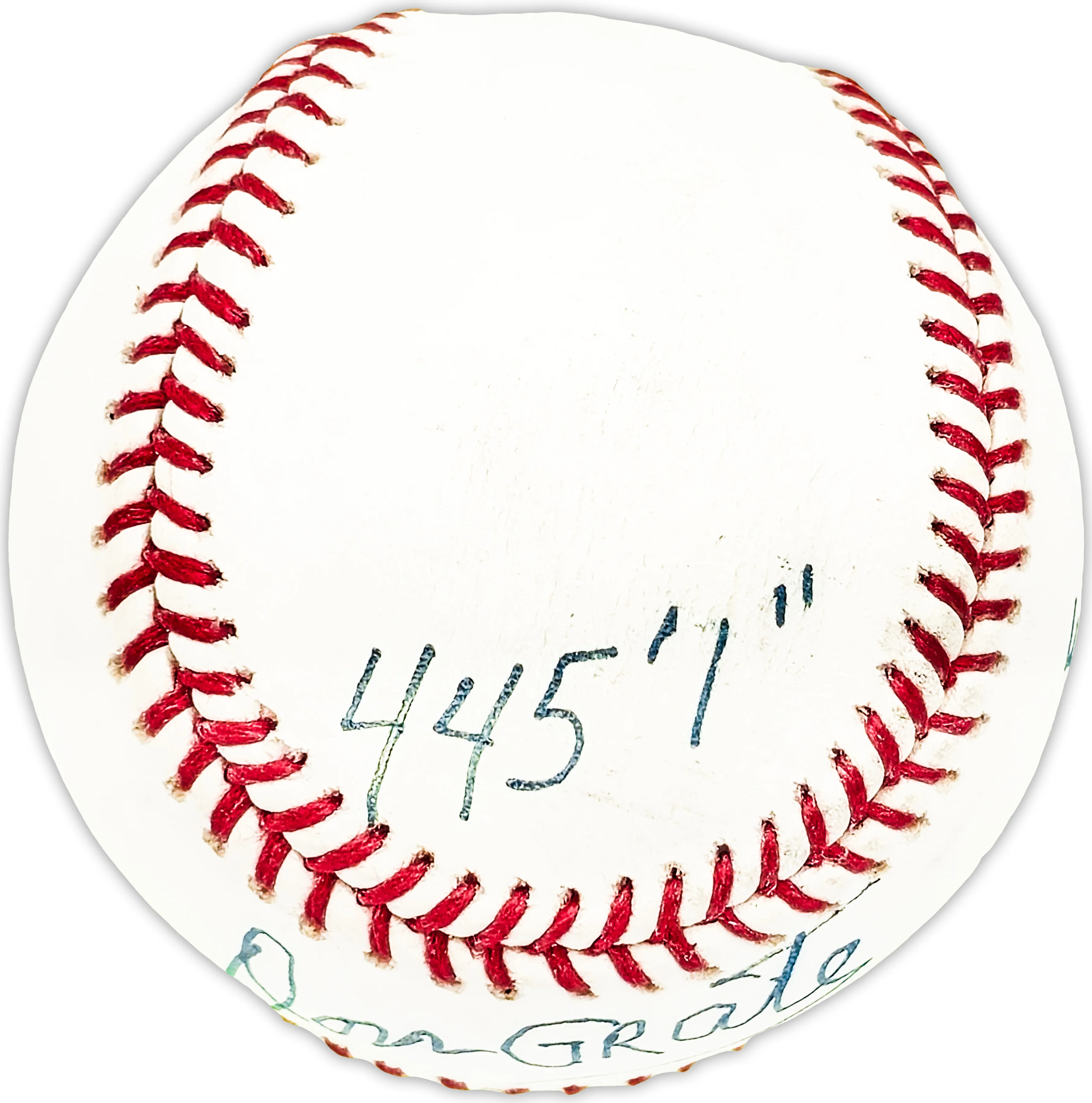 Don Grate Autographed Official MLB Baseball Philadelphia Phillies 445'1" 8/27/56 HOF Beckett BAS QR #BM25513 - Image 3