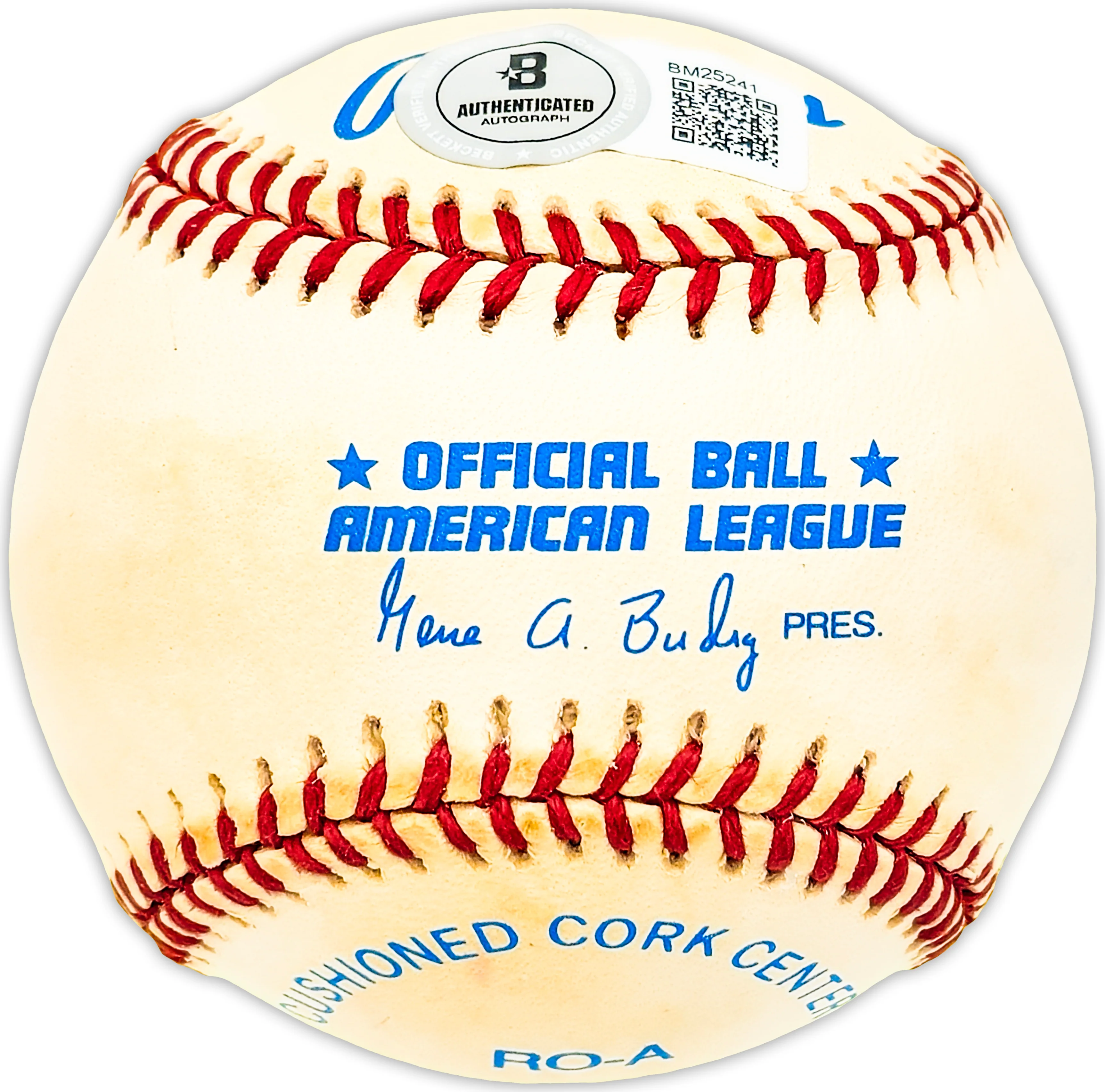 Don Gutteridge Autographed Official AL Baseball Boston Red Sox, Chicago White Sox Beckett BAS QR #BM25241 - Image 2
