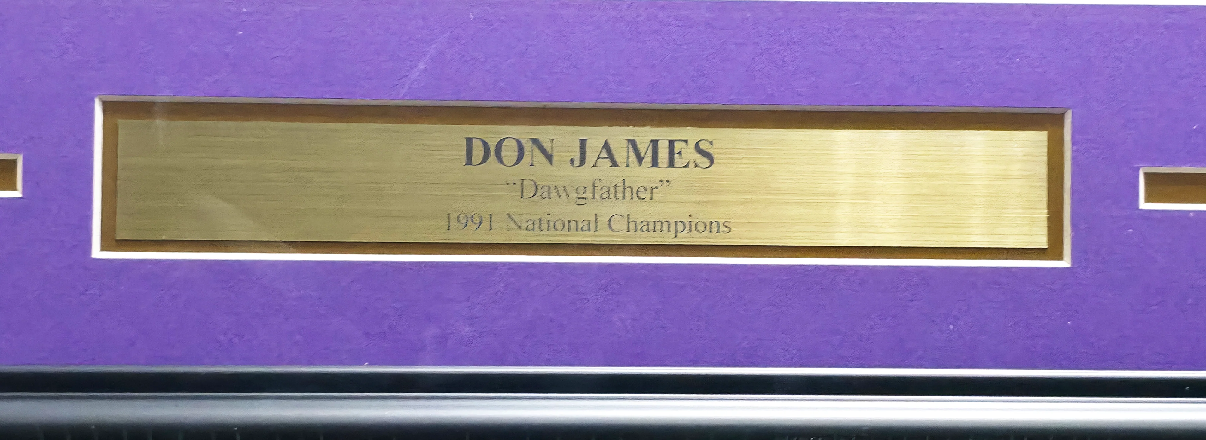Don James Autographed Framed 11x14 Photo Washington Huskies Beckett BAS QR #AE31842 - Image 4