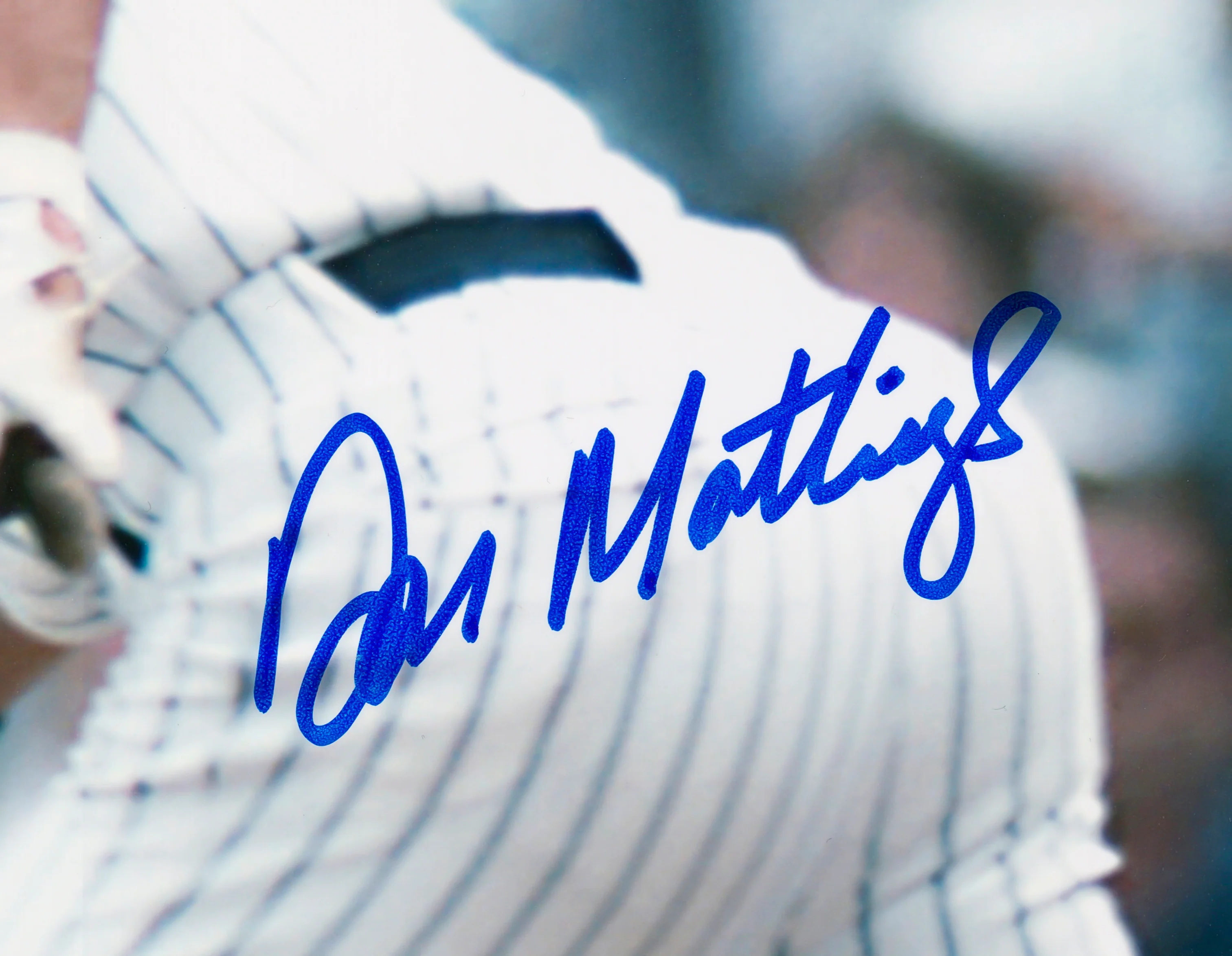 Don Mattingly Autographed 16x20 Photo New York Yankees Beckett BAS Witness Stock #224702 - Image 2