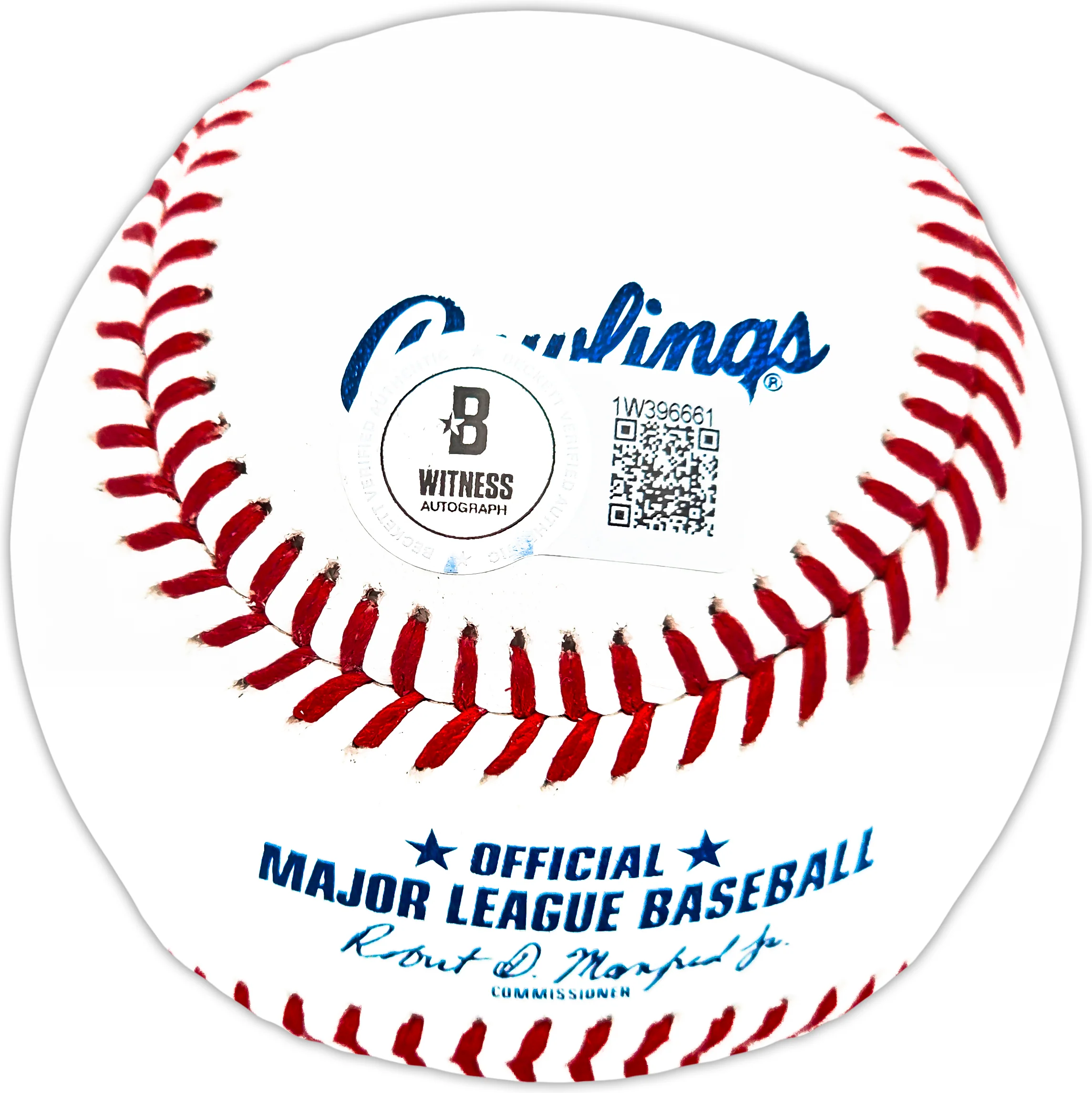 Don Mattingly Autographed Official MLB Baseball New York Yankees "Hit Man" Beckett BAS Witness Stock #224691 - Image 4
