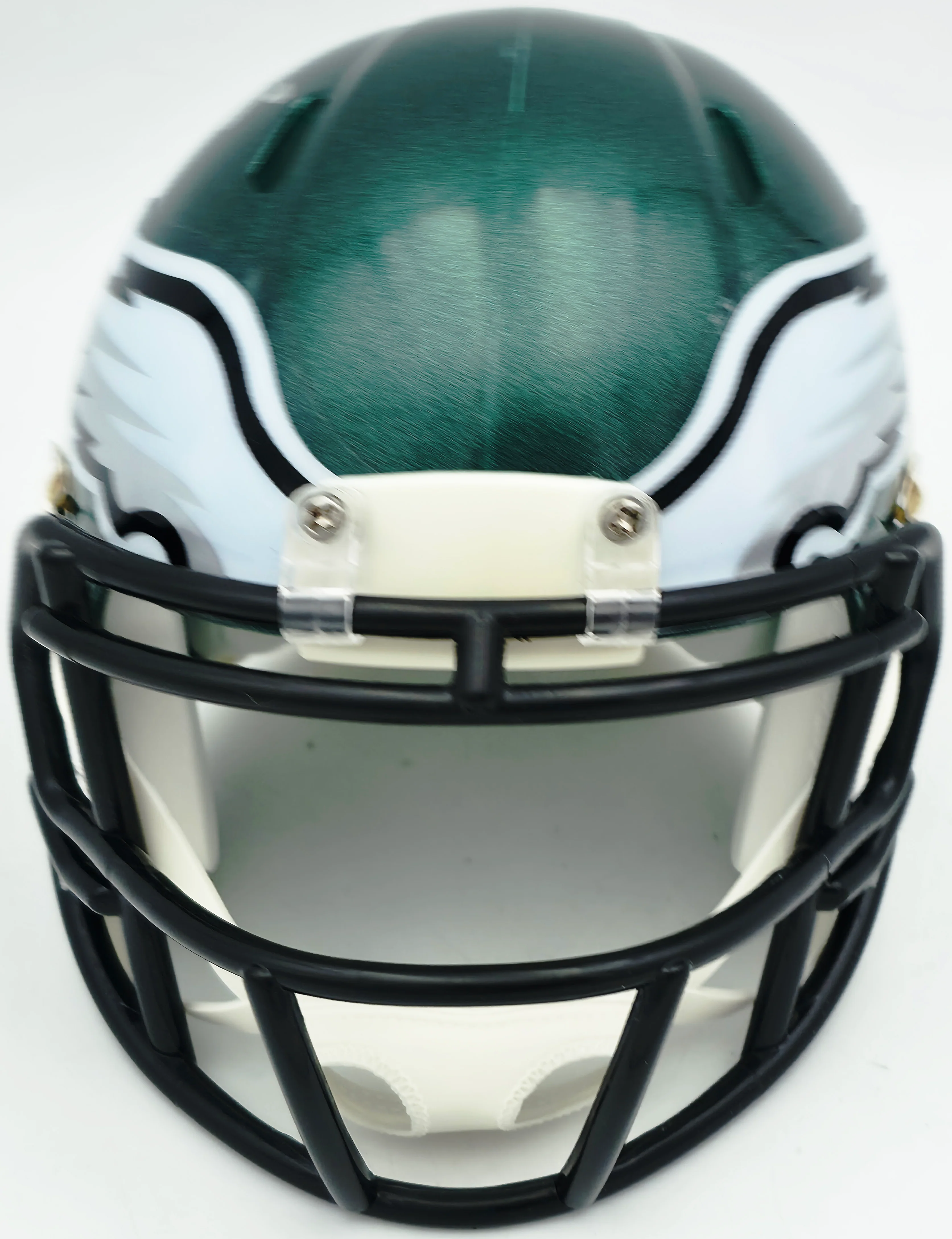 Donovan McNabb Autographed Philadelphia Eagles Green Mini Helmet Beckett BAS Witness Stock #256865 - Image 3