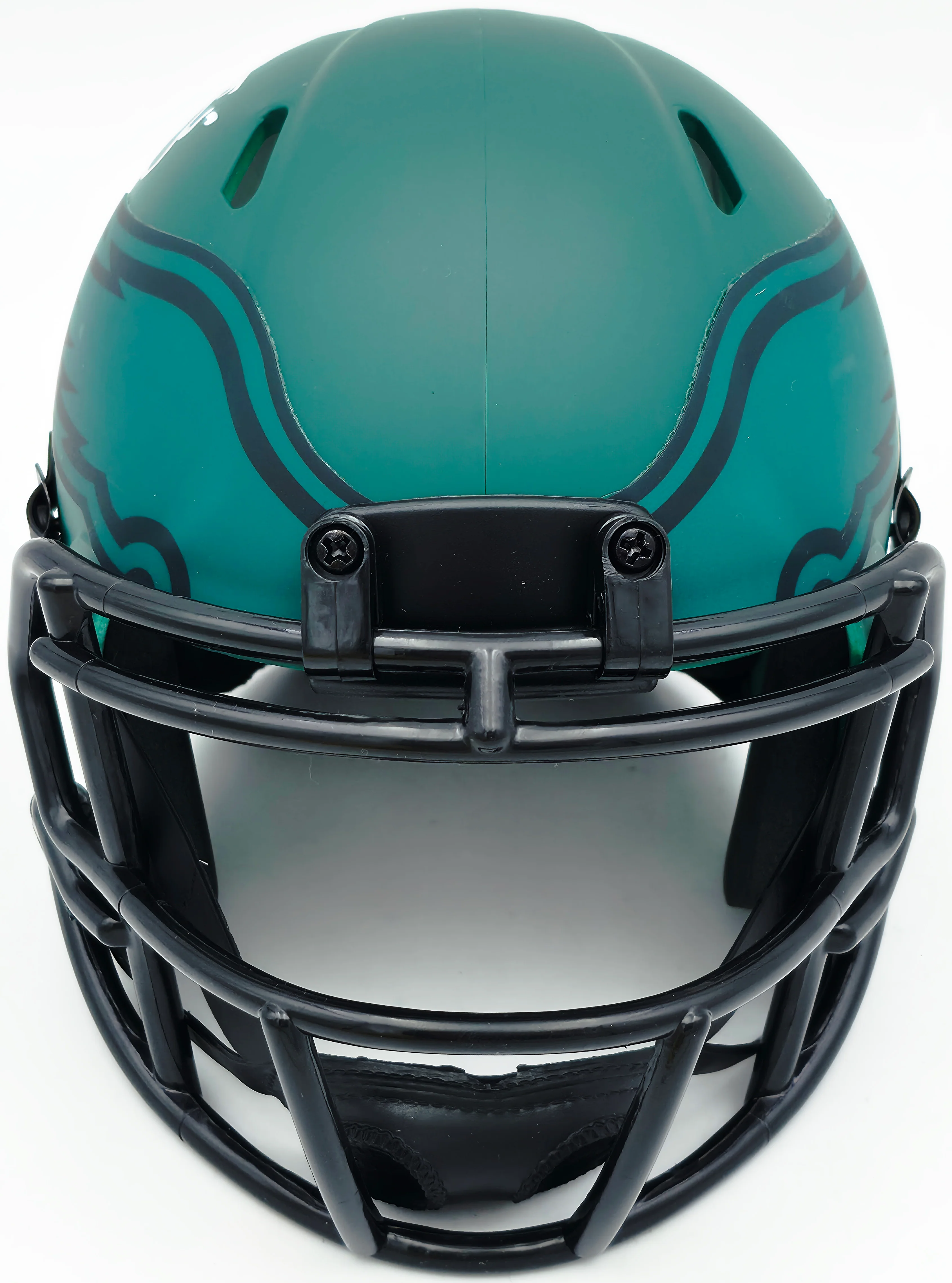 Donovan McNabb Autographed Philadelphia Eagles Rave Green Mini Helmet Beckett BAS Witness Stock #256863 - Image 3