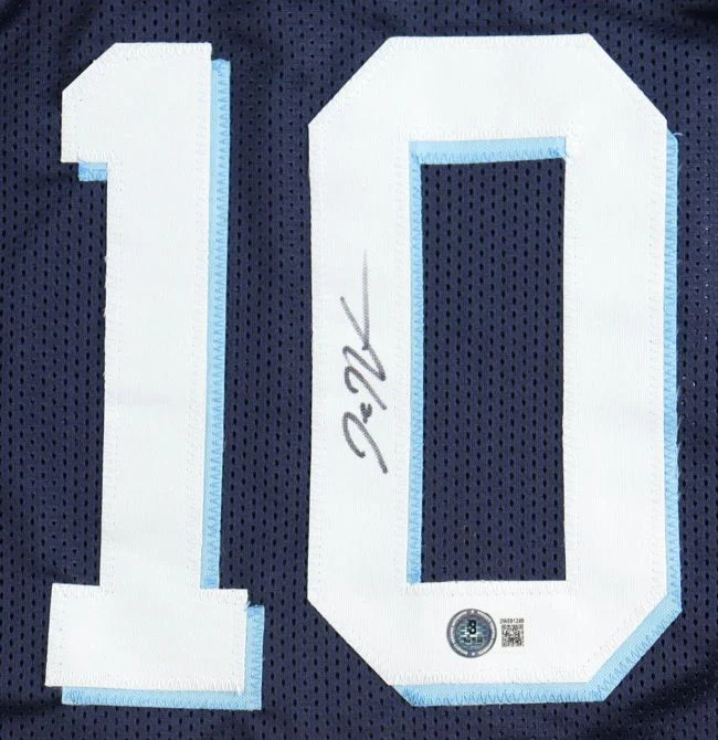 Donte DiVincenzo Villanova Signed Blue Basketball Jersey BAS - Image 2