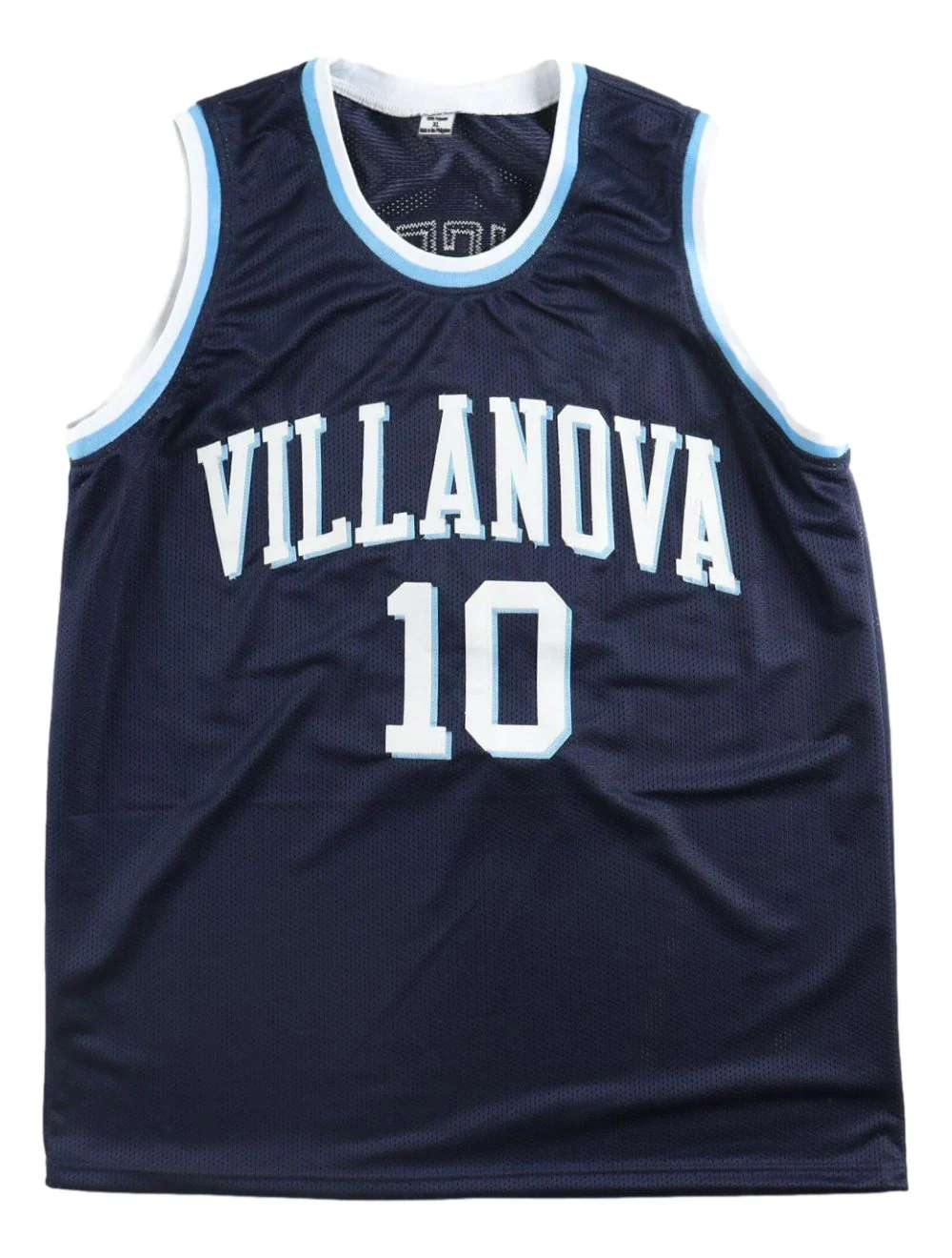 Donte DiVincenzo Villanova Signed Blue Basketball Jersey BAS - Image 3