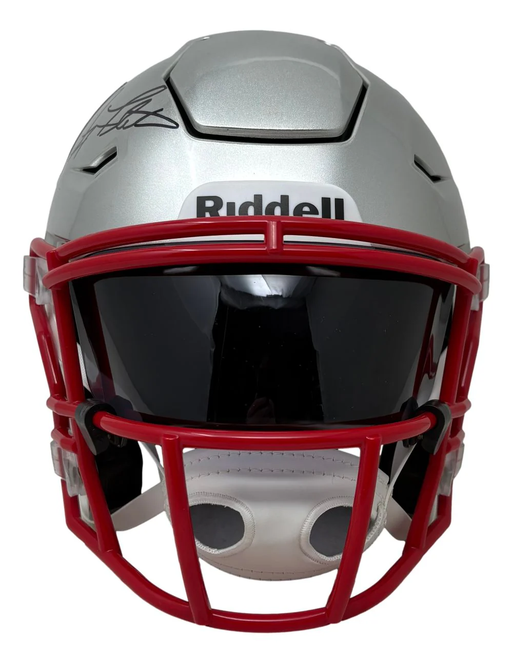 Doug Flutie Signed New England Patriots MIDI SpeedFlex Helmet BAS - Image 2