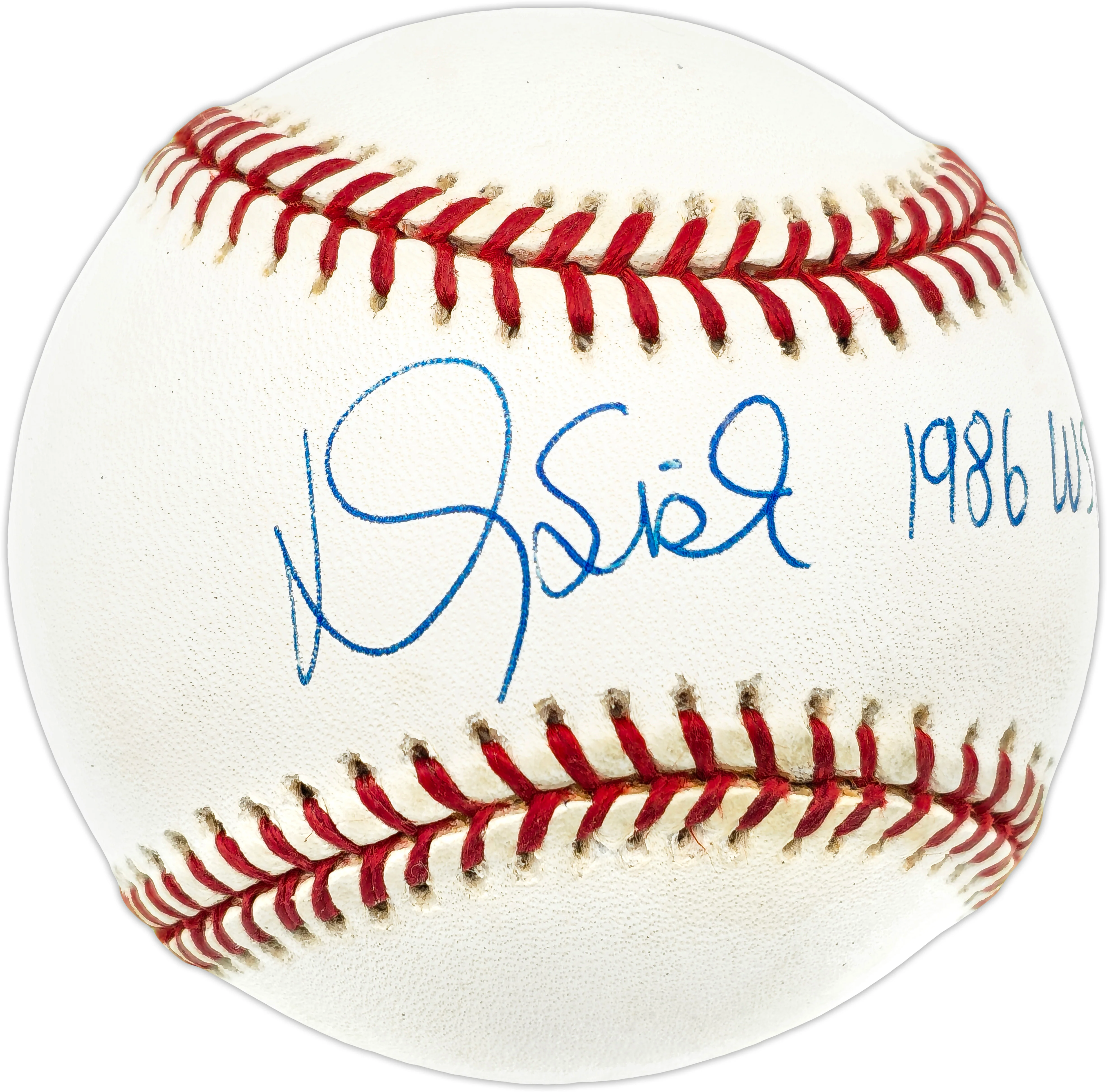 Doug Sisk Autographed Official NL Baseball New York Mets "1986 WS Champs" Beckett BAS QR #BN14957 - Image 2