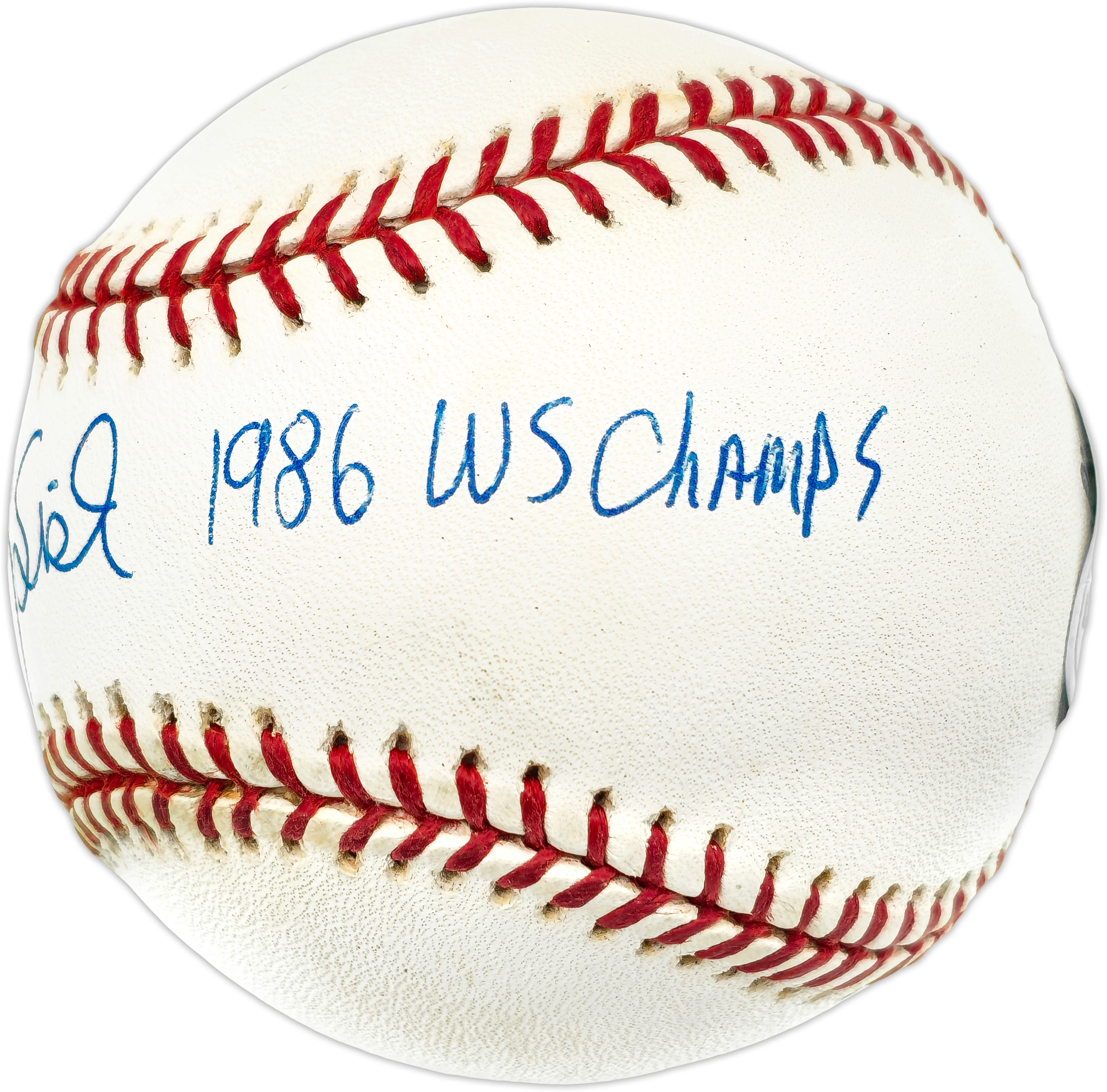 Doug Sisk Autographed Official NL Baseball New York Mets "1986 WS Champs" Beckett BAS QR #BN14957 - Image 3
