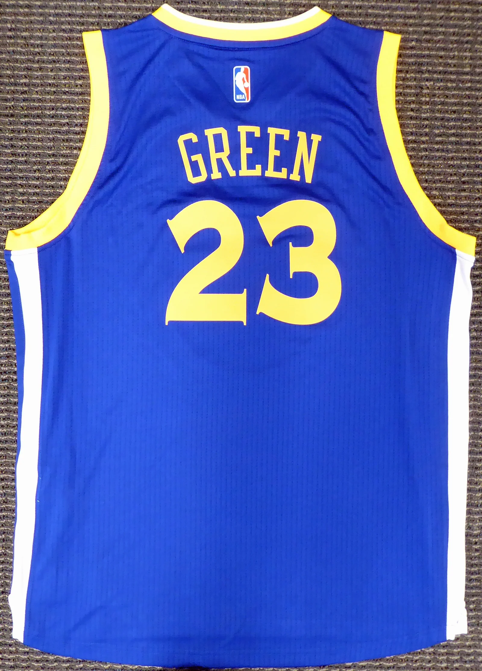 Draymond Green Unsigned Golden State Warriors Blue Adidas Swingman Jersey Size XL Stock #177424 - Image 2