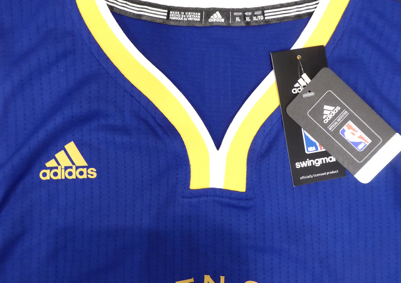Draymond Green Unsigned Golden State Warriors Blue Adidas Swingman Jersey Size XL Stock #177424 - Image 5
