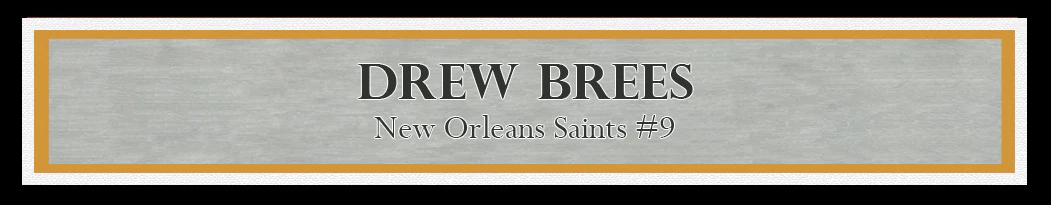 Drew Brees Autographed Framed 16x20 Photo New Orleans Saints Beckett BAS Stock #200335 - Image 4