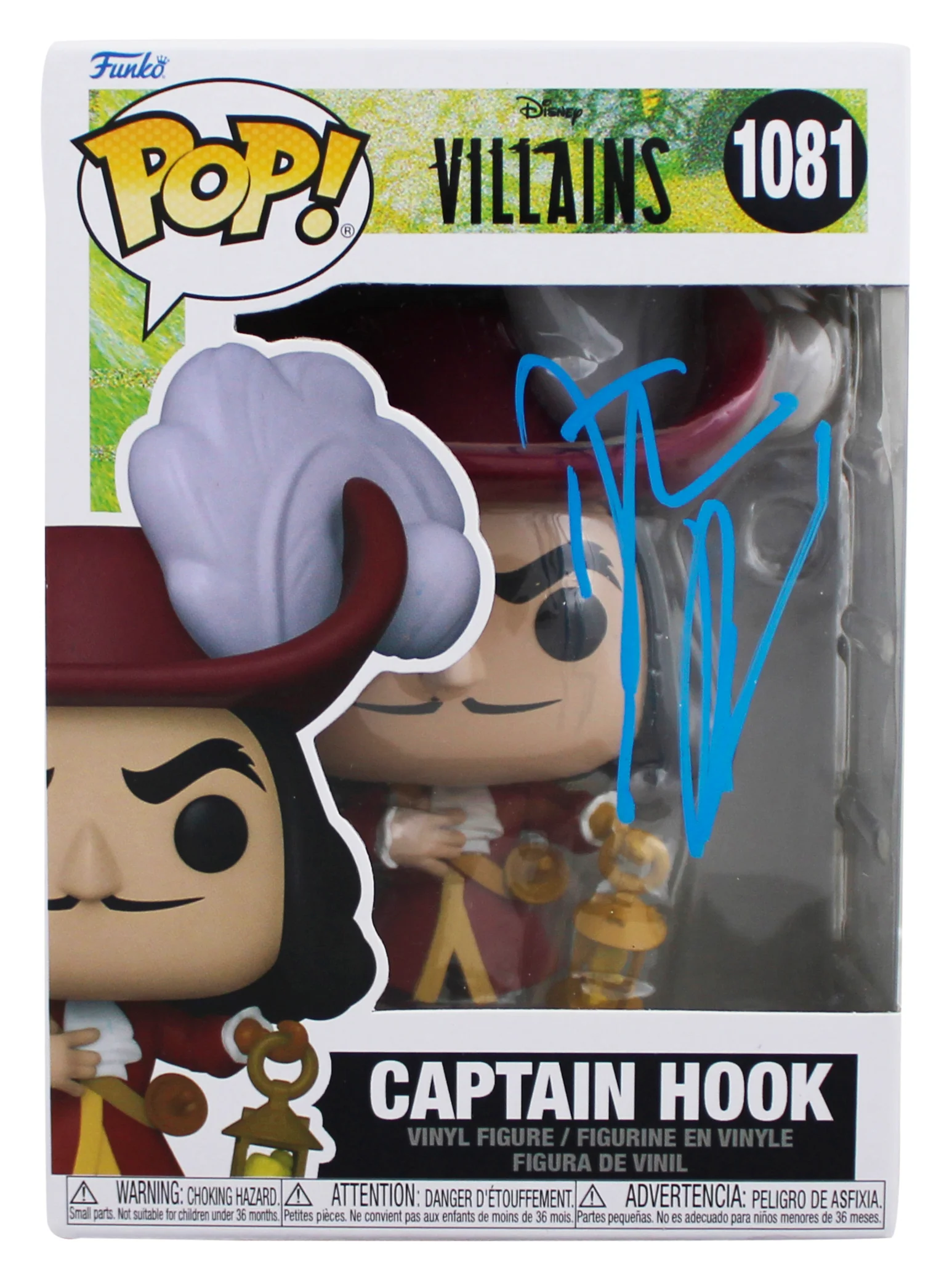 Dustin Hoffman Peter Pan Signed Captain Hook #1081 Funko Pop Figure BAS #BR35271 - Image 2