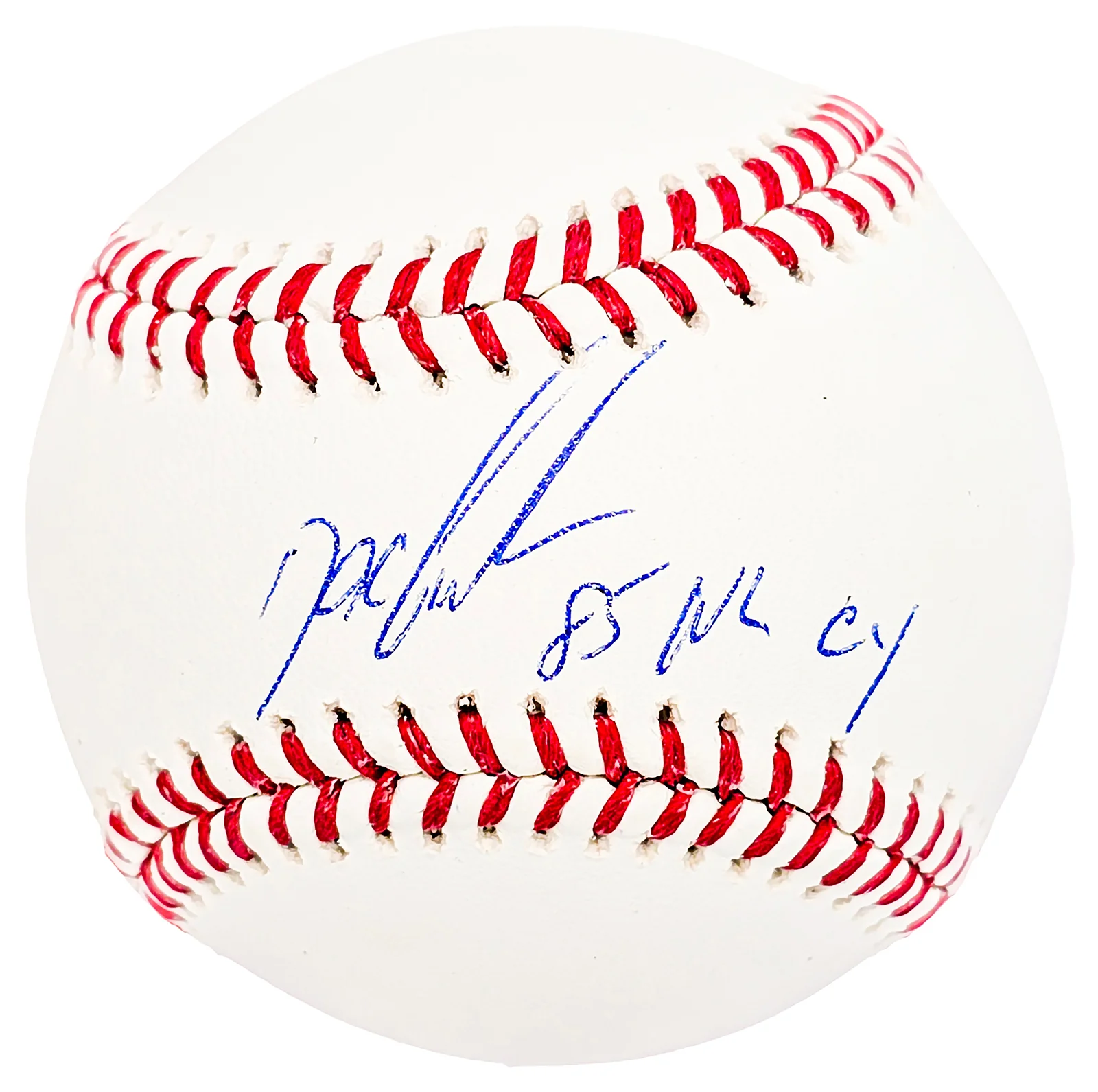 Dwight "Doc" Gooden Autographed Official MLB Baseball New York Mets "85 NL CY" Beckett BAS Witness Stock #212242 - Image 2