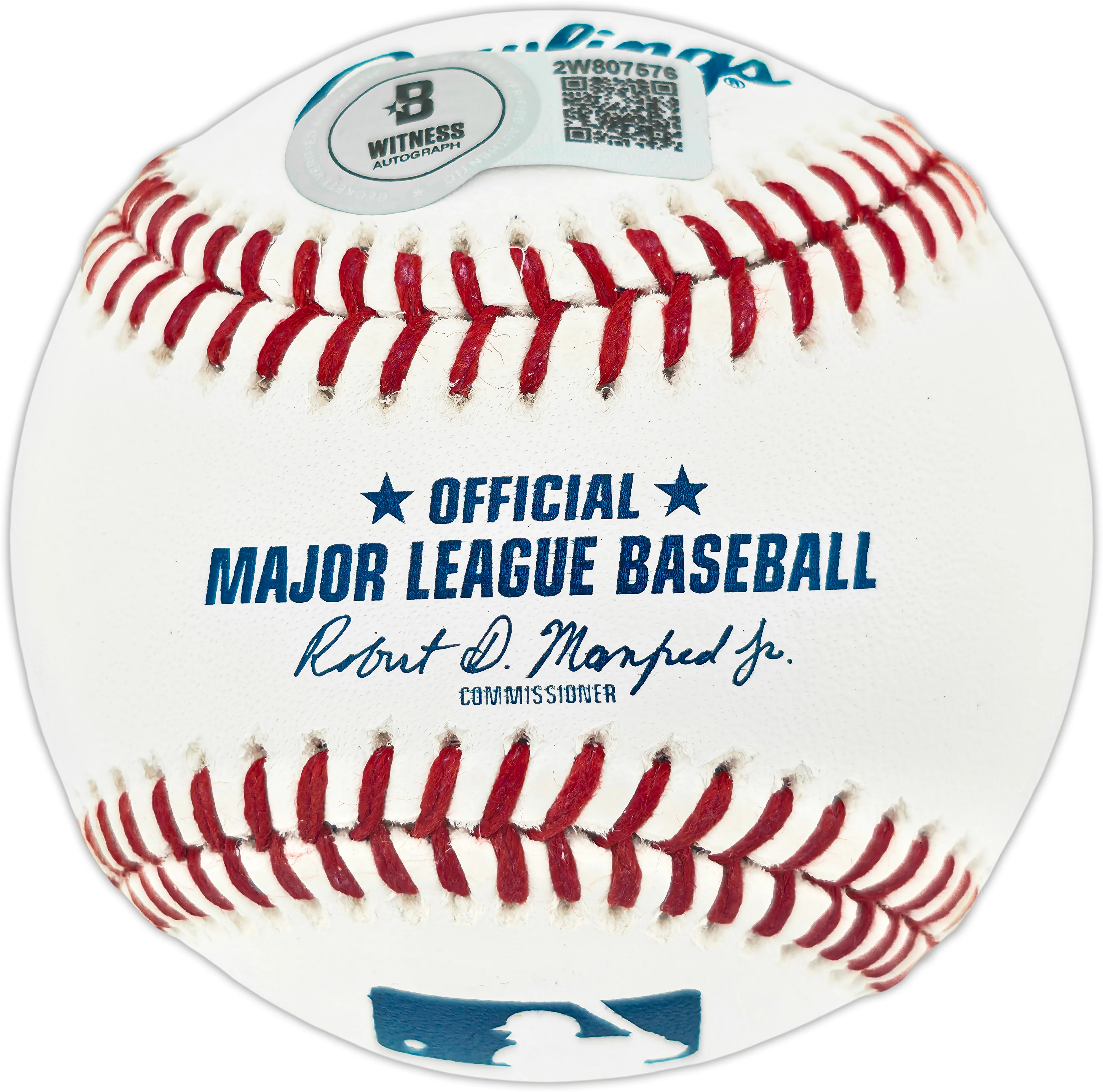 Dwight "Doc" Gooden Autographed Official MLB Baseball New York Mets "86 W.S. Champs" (Smudged) Beckett BAS Witness #2W807576 - Image 2