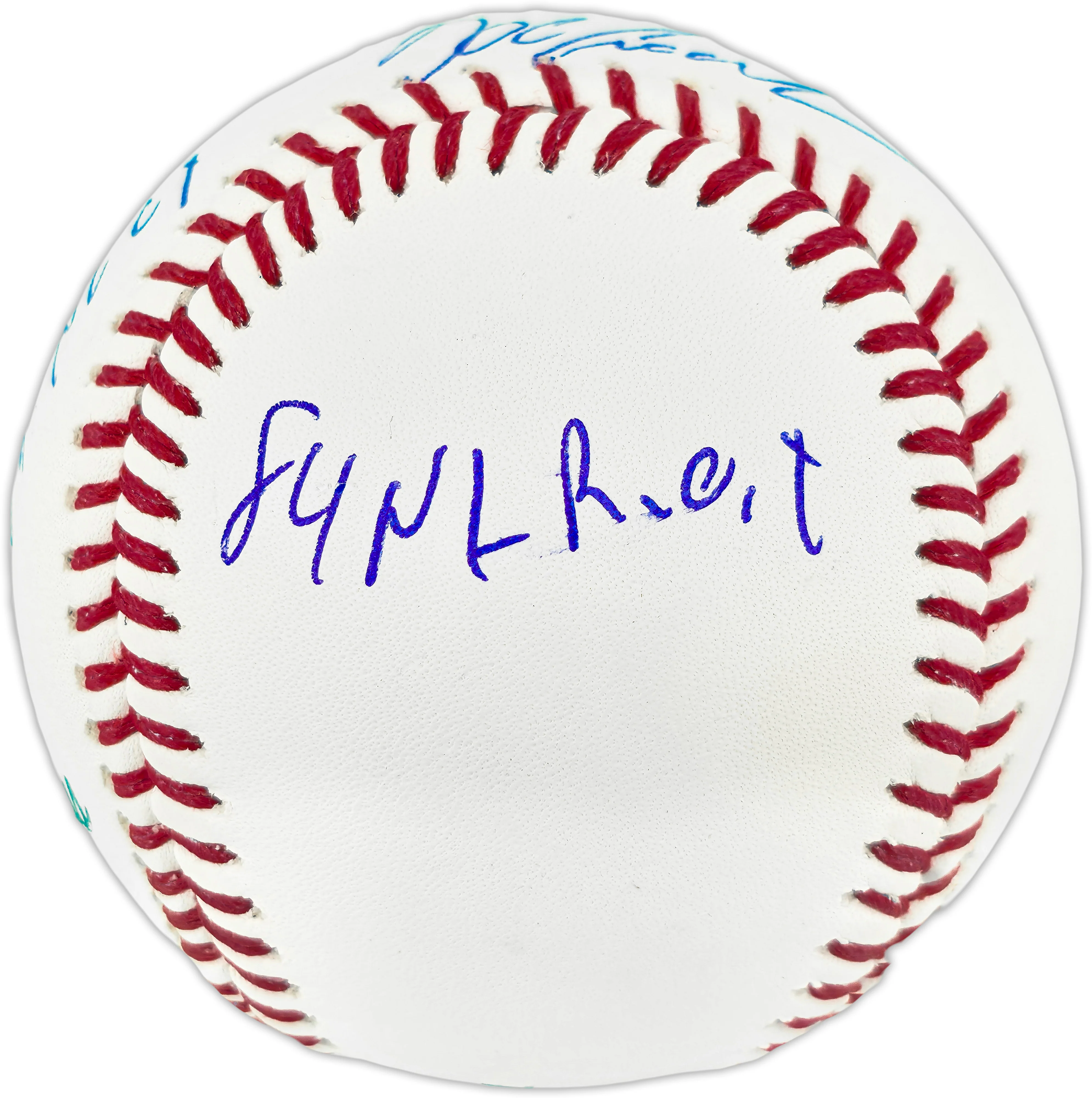 Dwight "Doc" Gooden Autographed Official MLB Baseball New York Mets "86 WS Champs, 84 NL ROY, 85 NL CY, Dr K" (Smudged) Beckett BAS Witness #2W807724 - Image 2