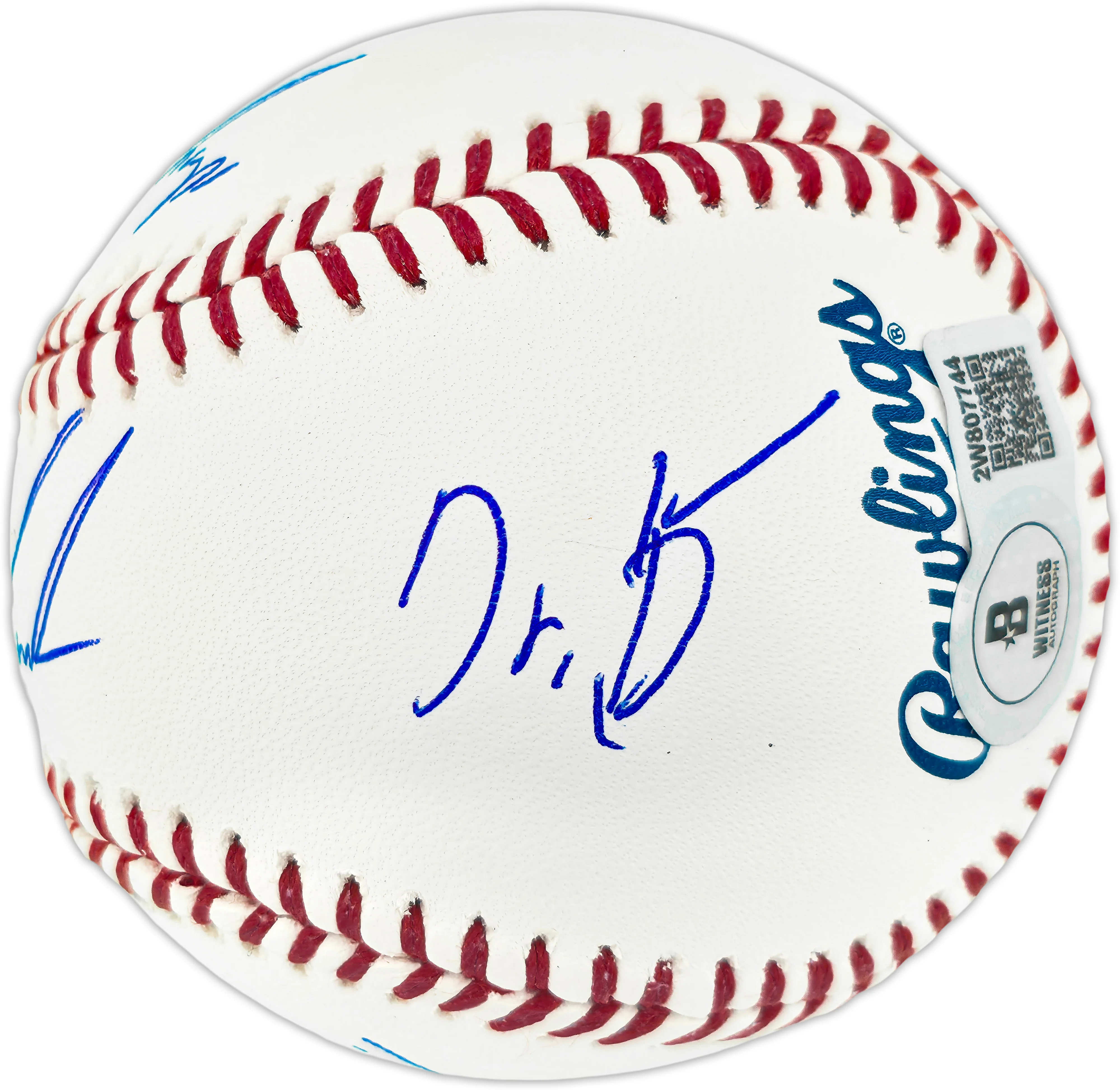 Dwight "Doc" Gooden Autographed Official MLB Baseball New York Mets "86 WS Champs, 84 NL ROY, 85 NL CY, Dr K" (Smudged) Beckett BAS Witness #2W807744 - Image 5
