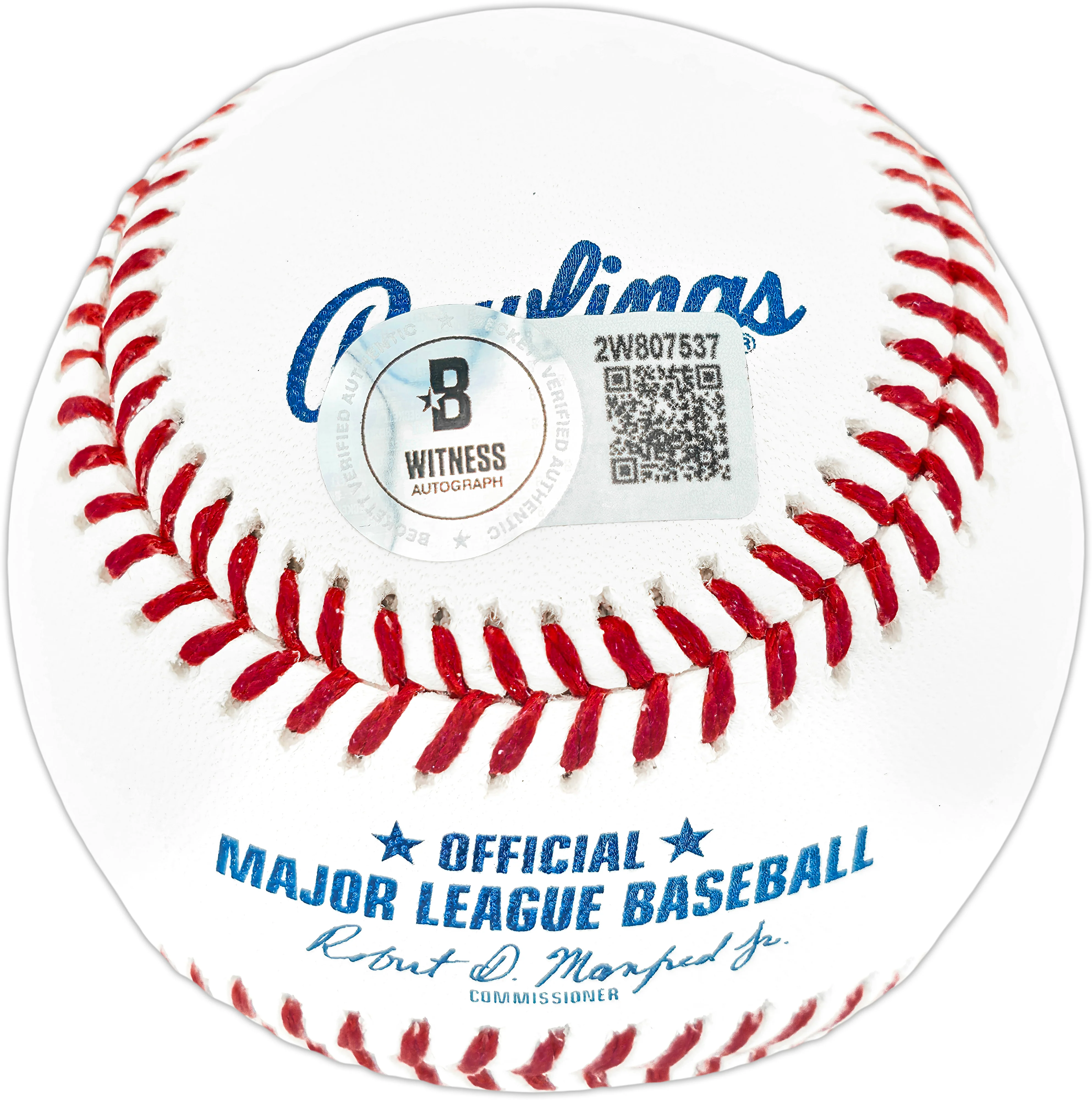 Dwight "Doc" Gooden Autographed Official MLB Baseball New York Mets "Dr K" Beckett BAS Witness Stock #252387 - Image 3