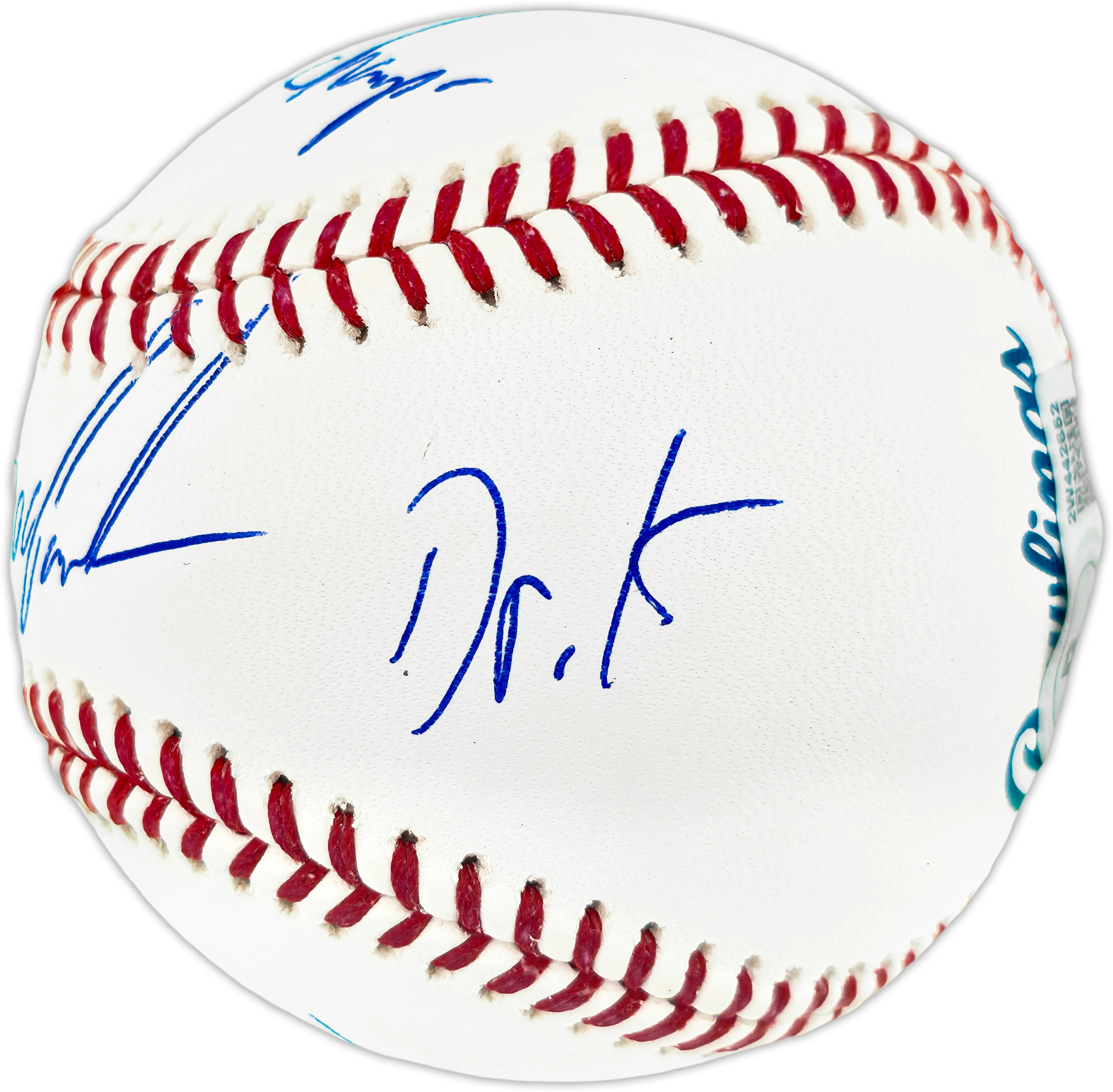 Dwight "Doc" Gooden Autographed Official Statball MLB Baseball New York Mets Beckett BAS Witness #2W442652 - Image 5