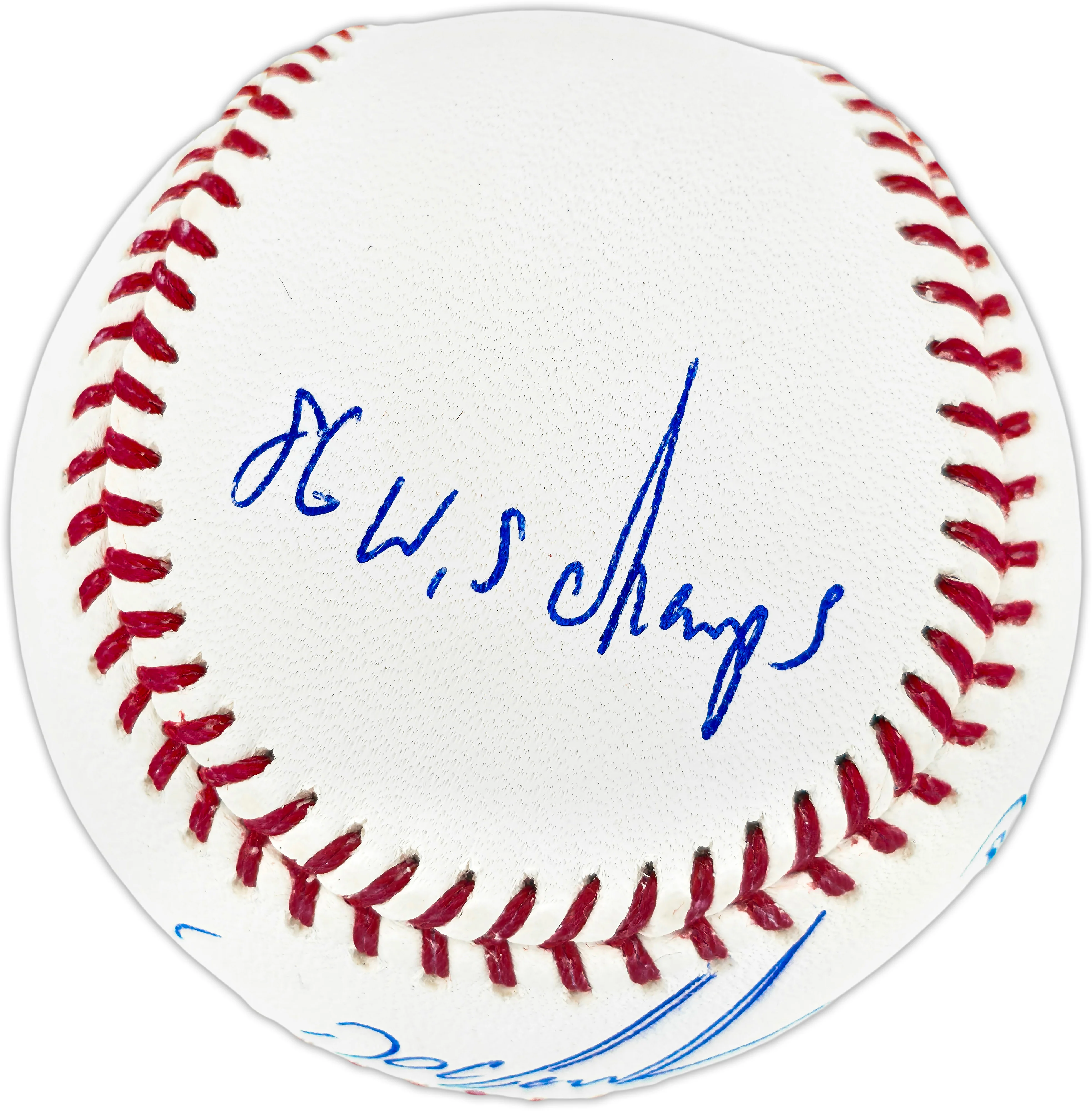 Dwight "Doc" Gooden Autographed Official Statball MLB Baseball New York Mets Beckett BAS Witness #2W442672 - Image 4