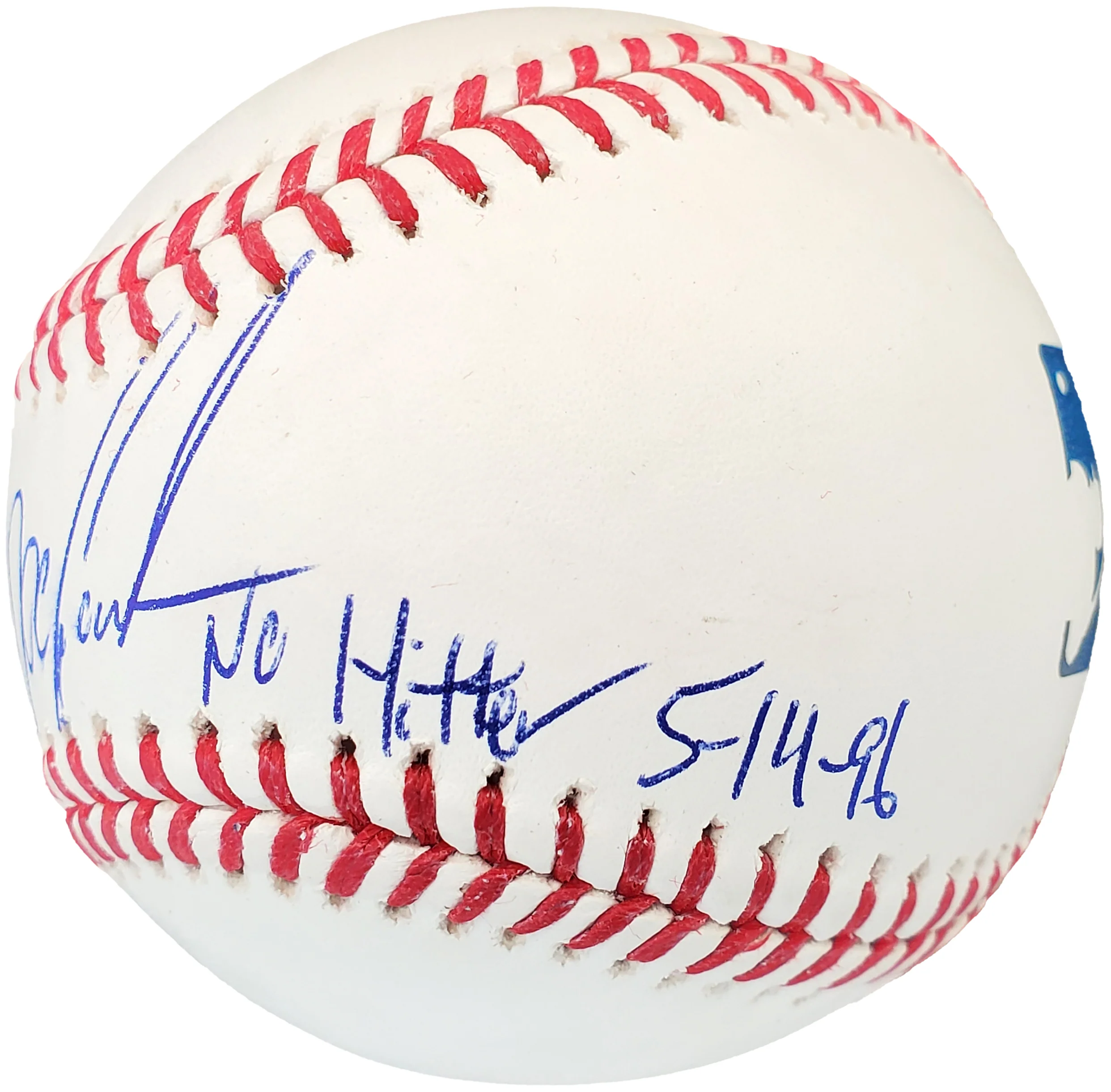 Dwight Gooden Autographed Official MLB Baseball New York Mets "No Hitter 5-14-96" Beckett BAS Stock #181110 - Image 3