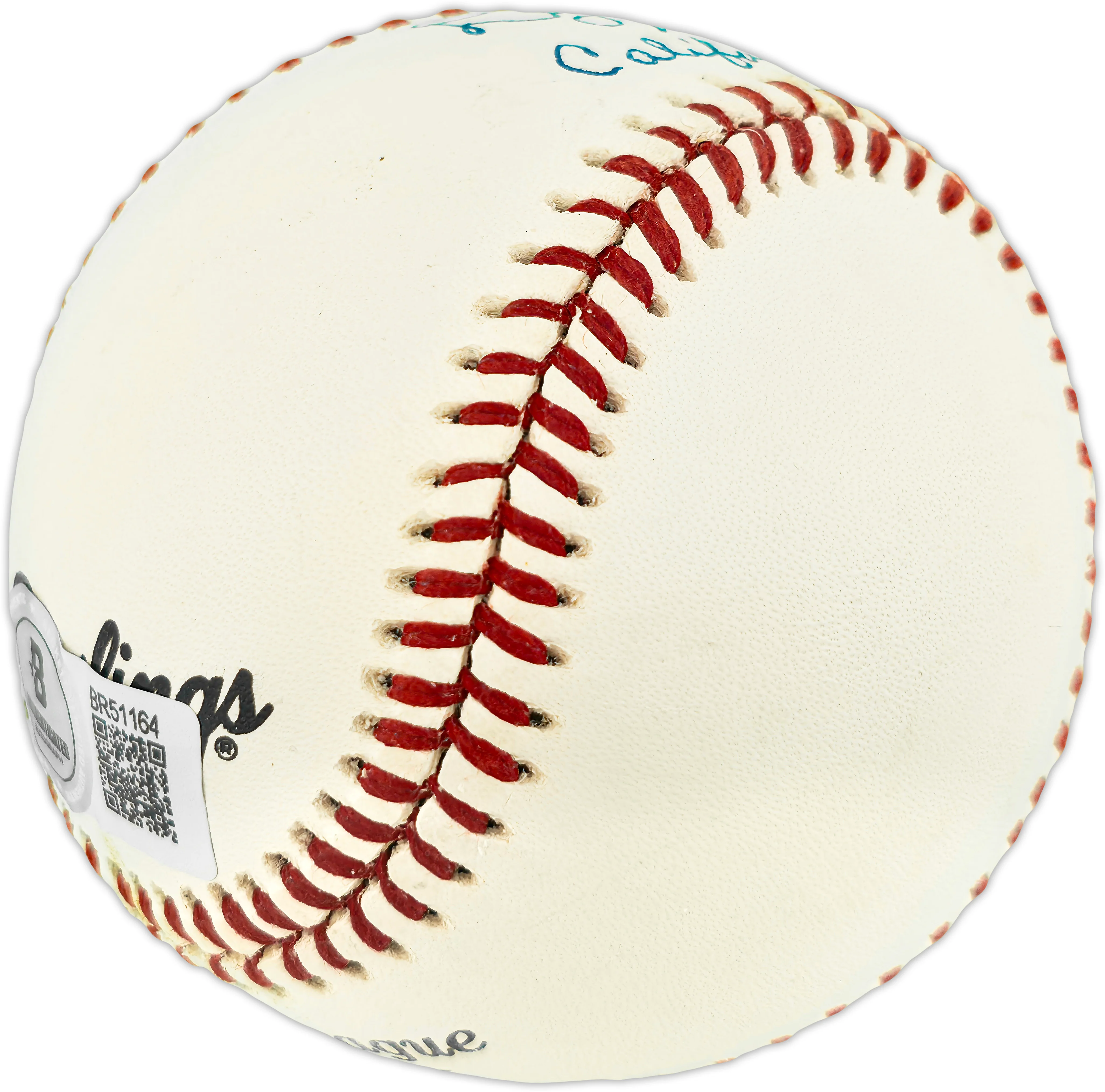 Dyar Miller Autographed Official League Baseball California Angels "1977-79 California Angels" Beckett BAS QR #BR51164 - Image 3