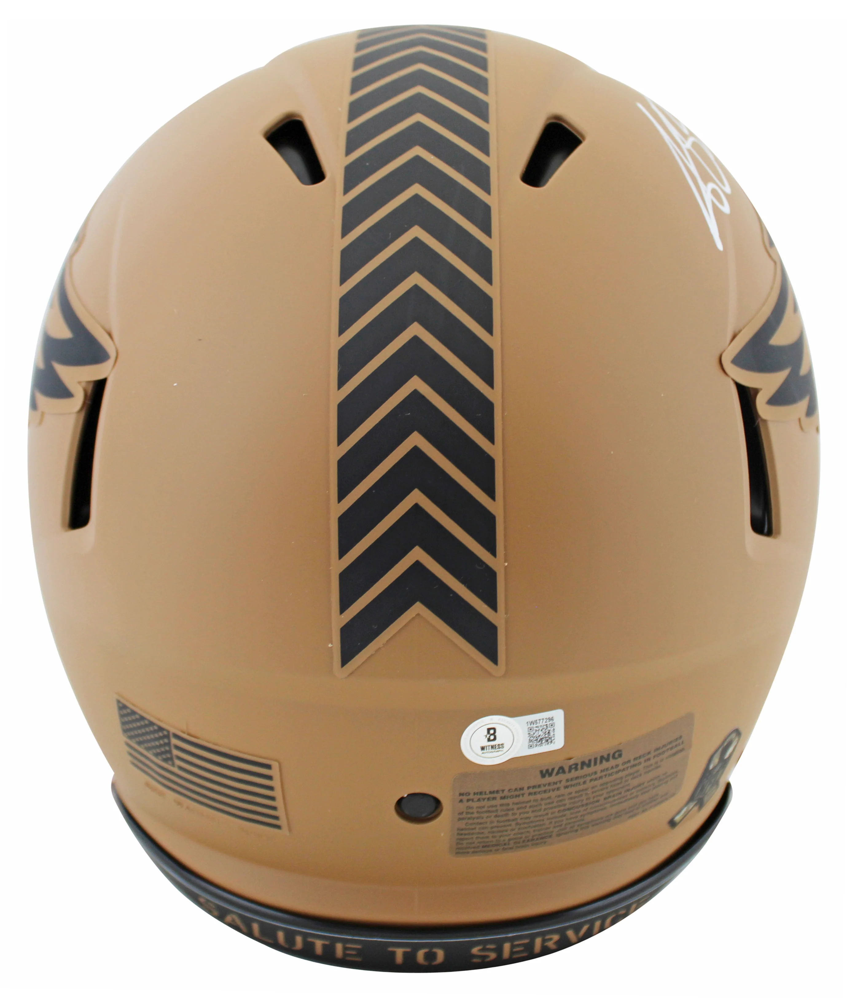 Eagles A.J. Brown Signed STS II Full Size Speed Proline Helmet W/ Case BAS Wit - Image 4