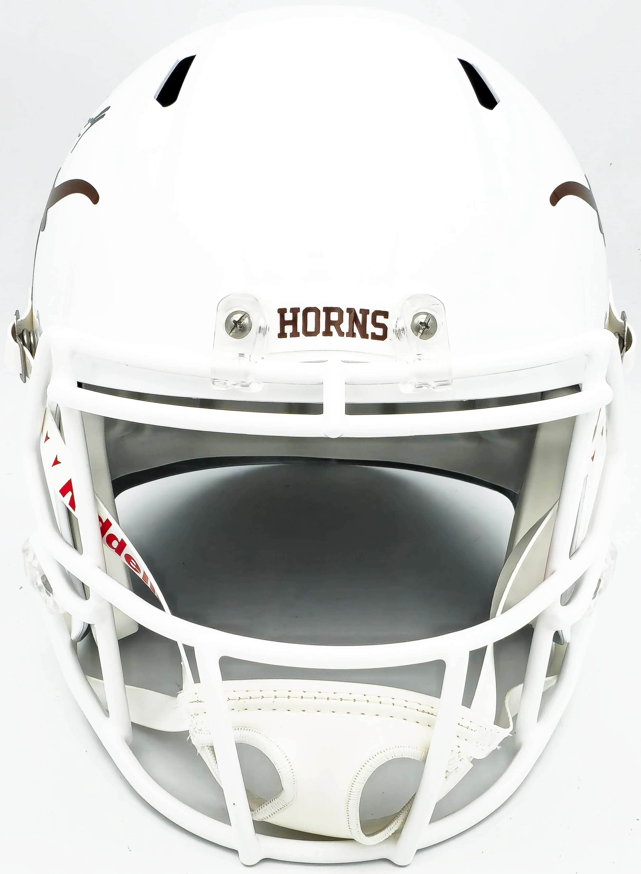 Earl Campbell Autographed Texas Longhorns White Full Size Replica Speed 2021 Helmet Beckett BAS Witness Stock #228065 - Image 3
