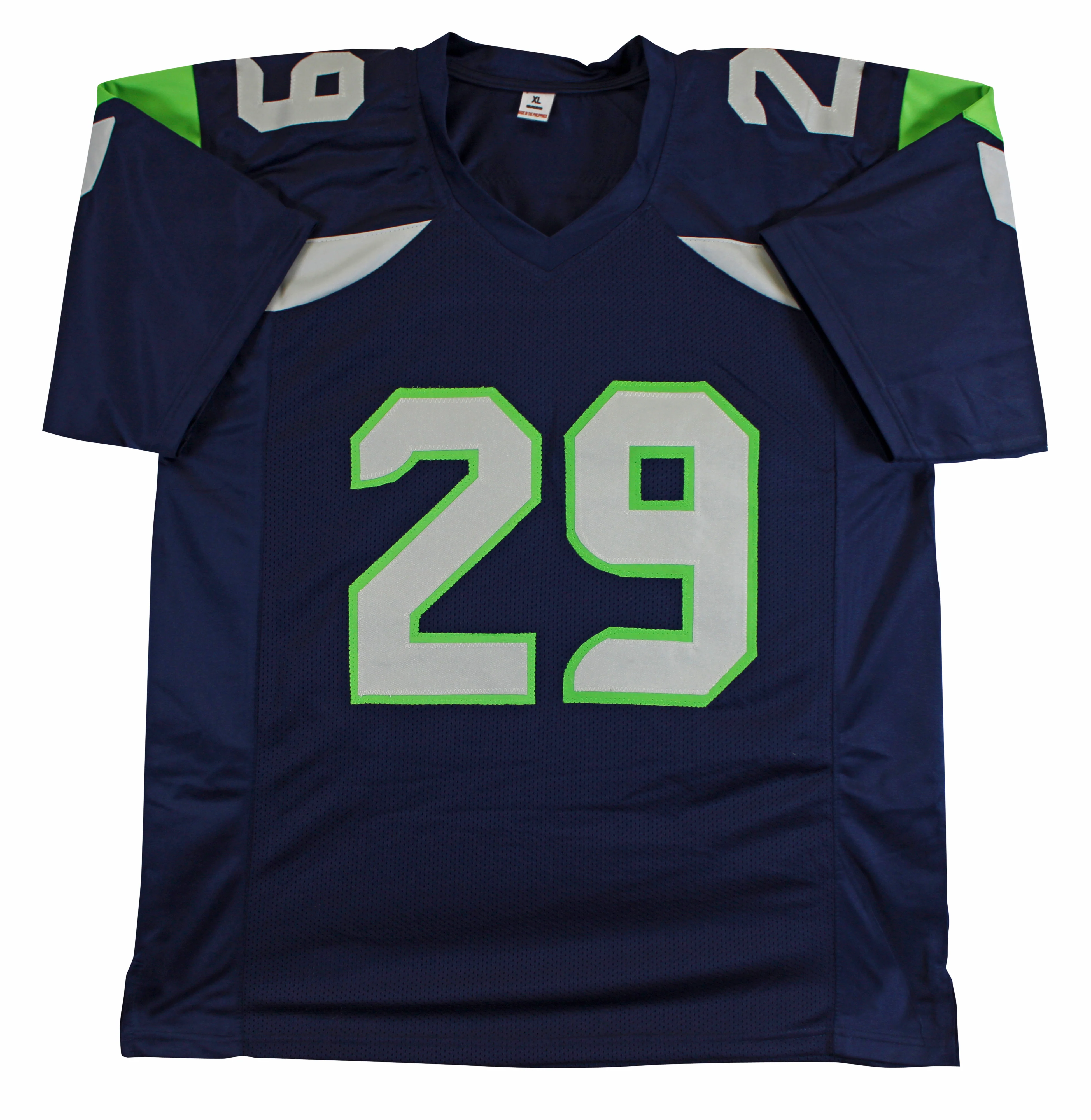 Earl Thomas Authentic Signed Navy Pro Style Jersey Autographed BAS Witnessed - Image 4