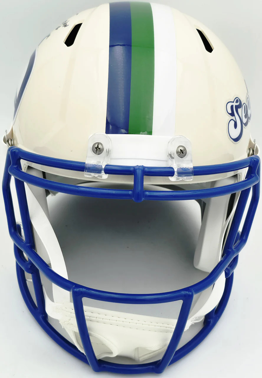 Earl Thomas III Autographed Seattle Seahawks Cream Retro Full Size Replica Speed Helmet "Legion of Boom" Beckett BAS Witness Stock #262438 - Image 4